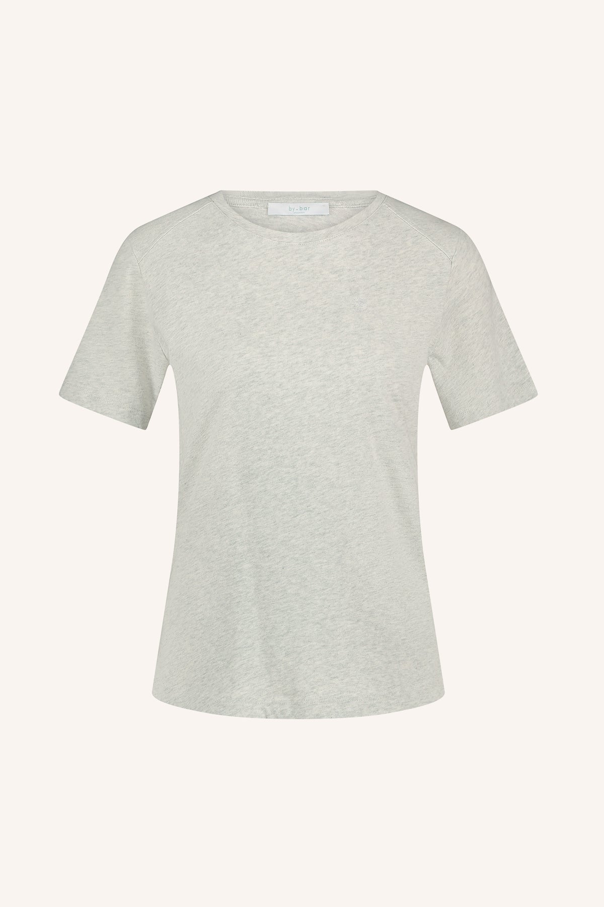 holy-logo-top-light-grey-melee-all-time classic-biologisch katoen-ronde halslijn-by-bar-productfoto