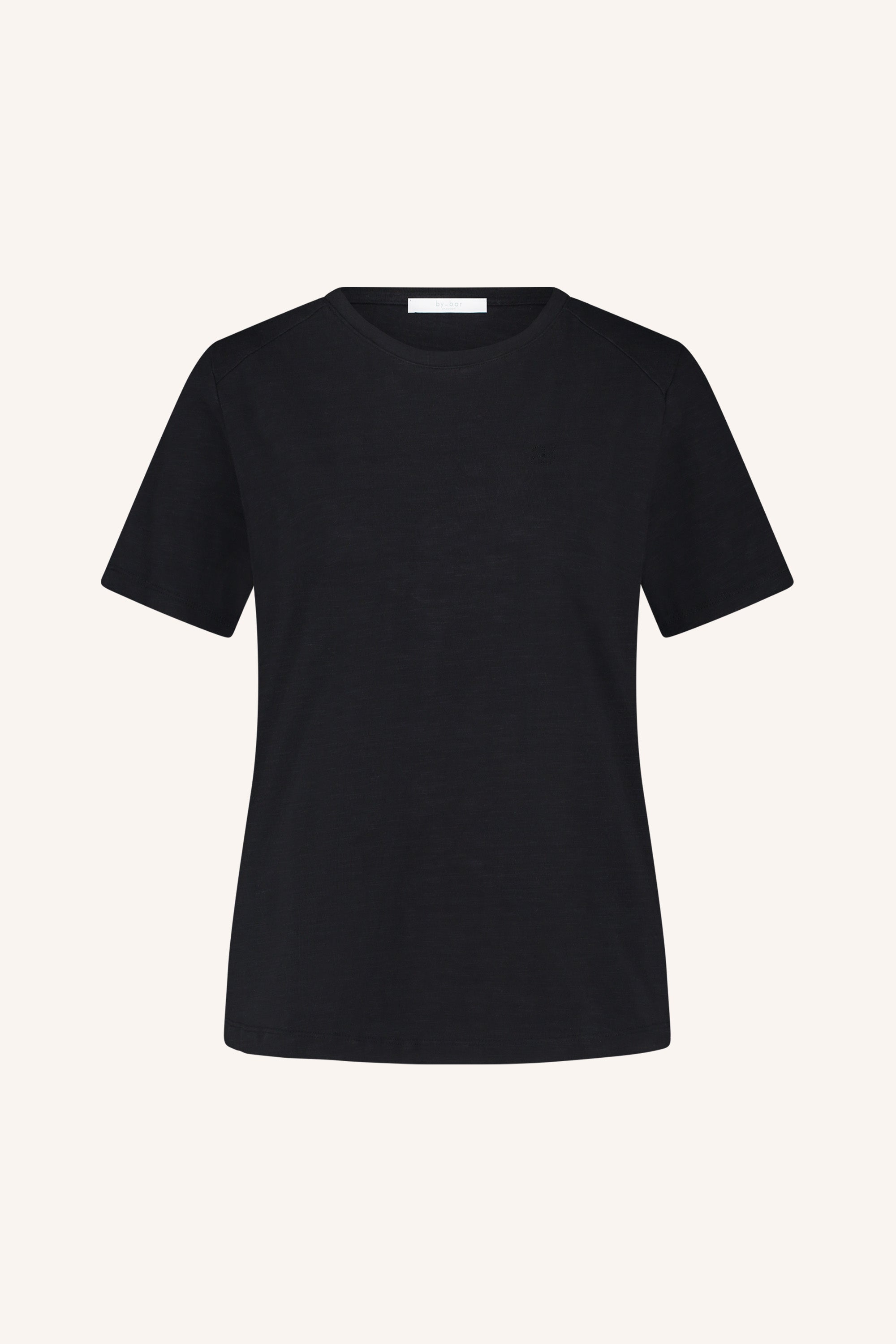 holy-logo-top-jet-black-all-time classic-biologisch katoen-ronde halslijn-by-bar-productfoto