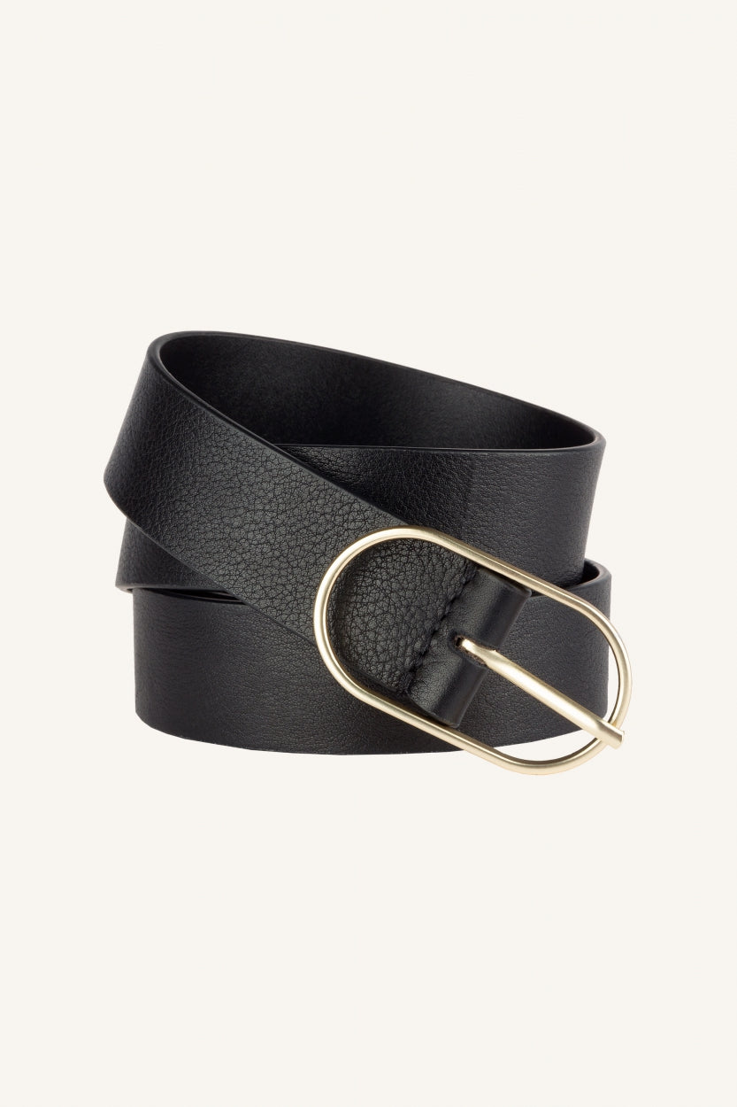 bella-belt-black-soepel leer-messing gesp-gemaakt door een familiebedrijf-by-bar-aanvullende-foto
