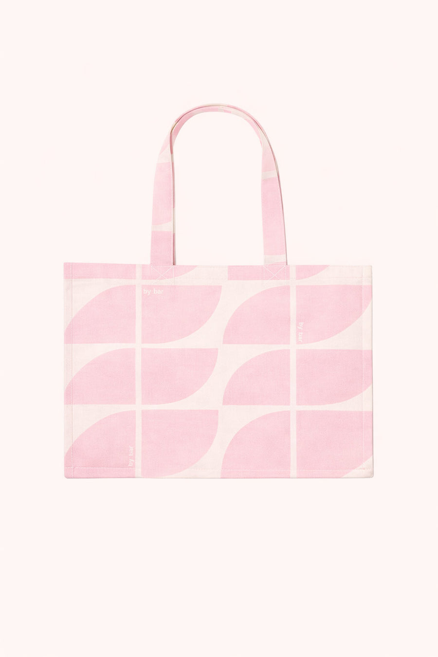 shopper-logo-bag-s-sepia-rose-katoen kwaliteit-perfecte shopper-by-bar-productfoto