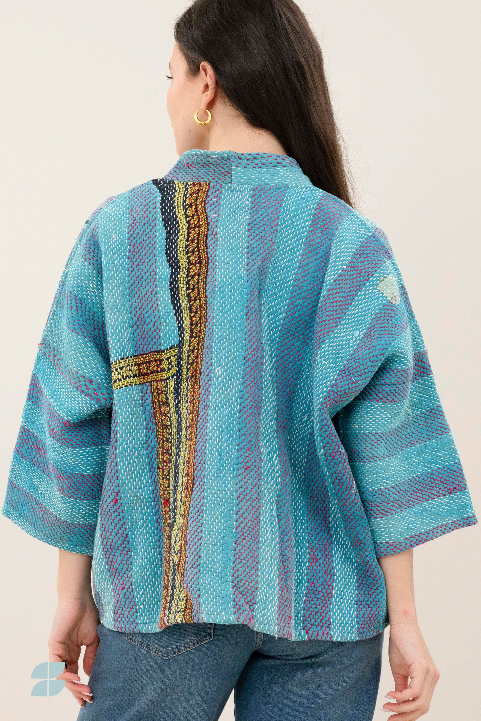 classic-antic-jacket-khavda-b-elk item is uniek-must-have essential-tijdloze pasvorm-by-bar-zijaanzicht