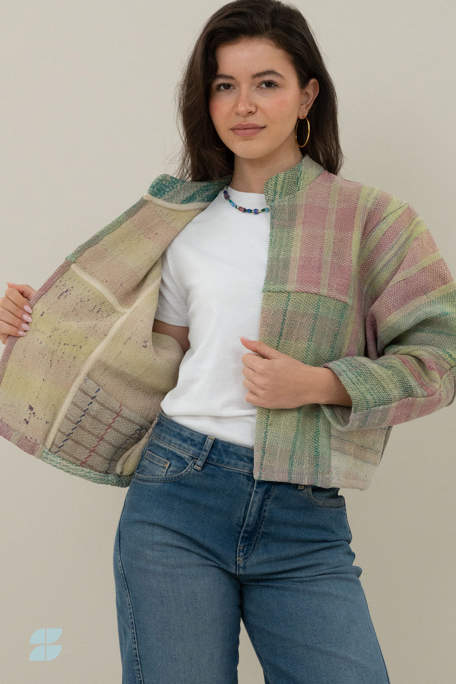 blossom-antic-jacket-agra-h-2-elk item is uniek-must-have essential-draagbaar aan beide zijden-by-bar-aanvullende-foto