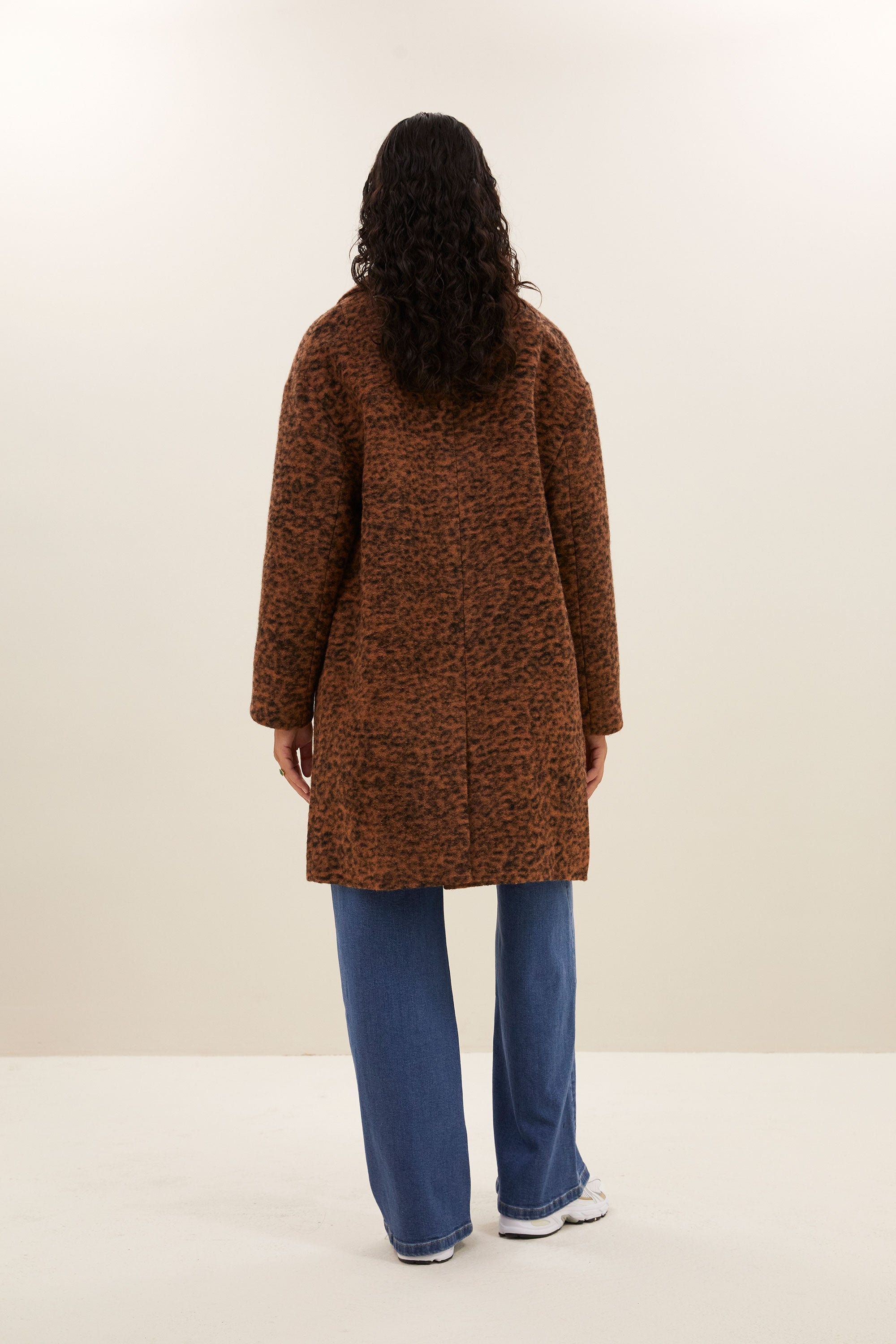 dore leo coat | leopard