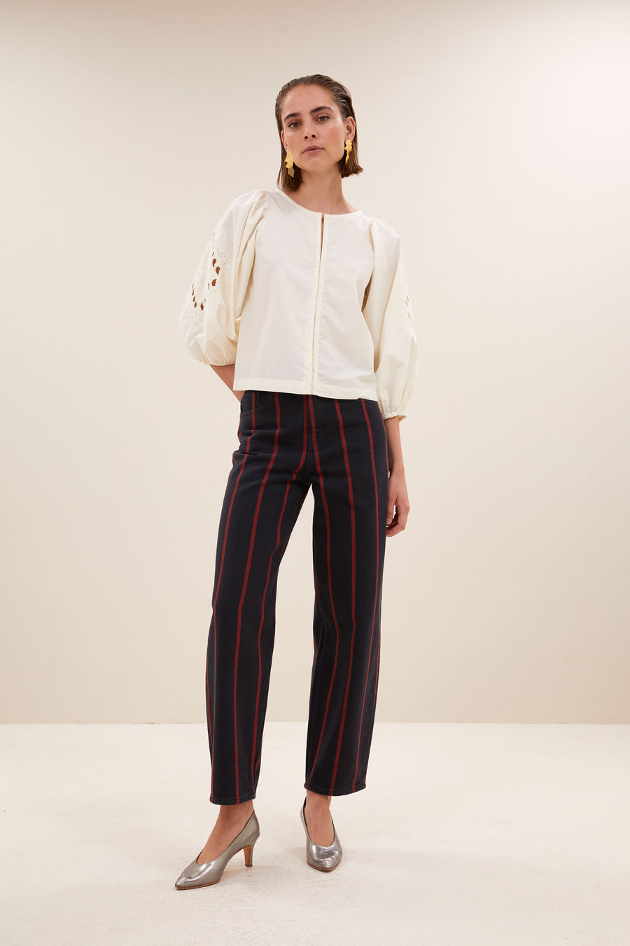 rae blouse | cloud white