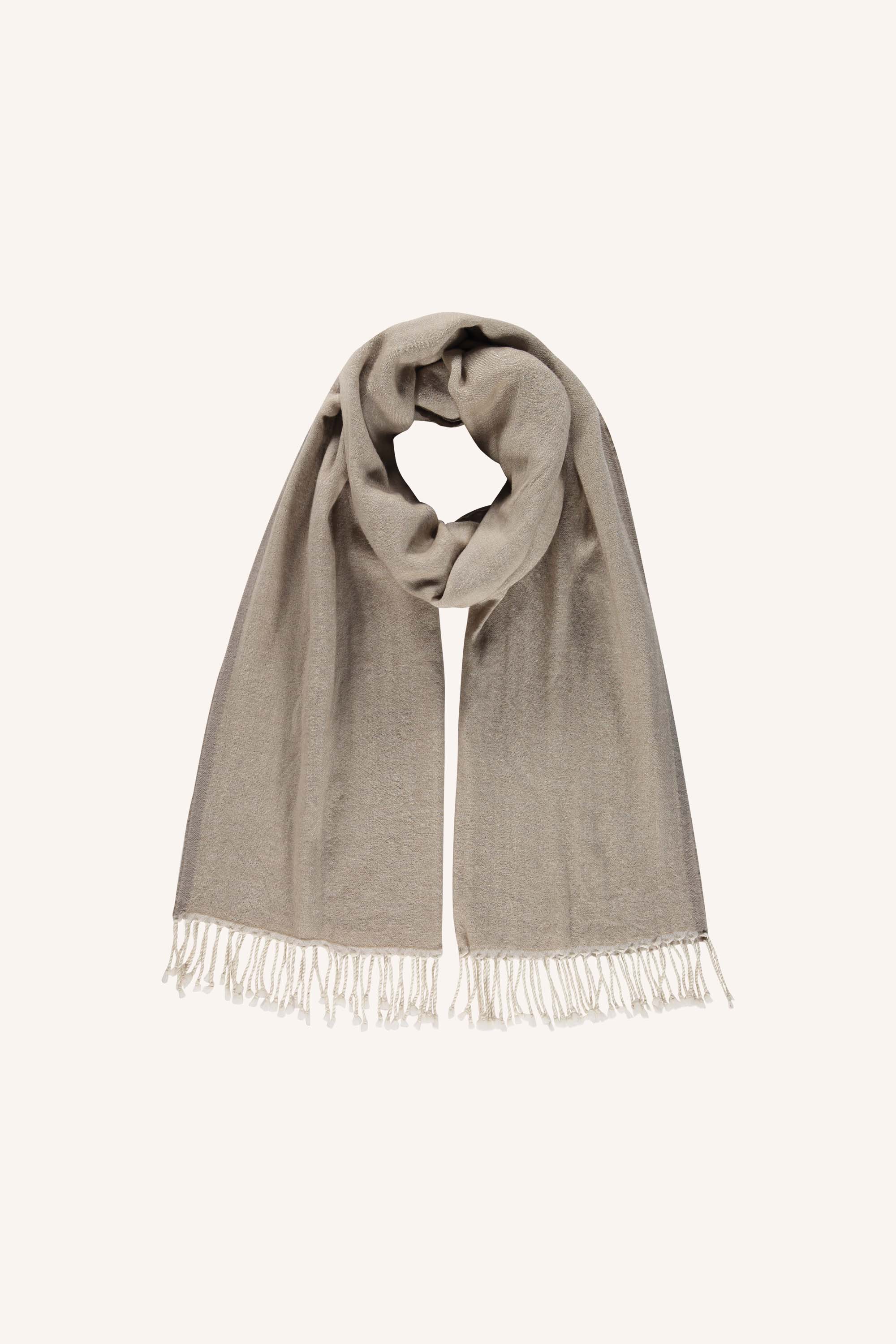 woolen natural scarf | beige