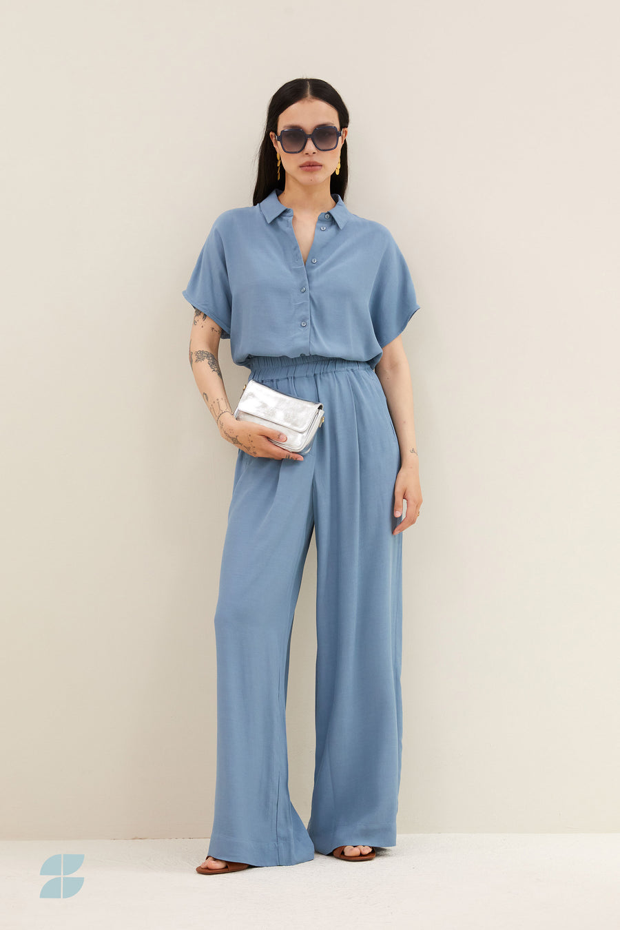 blouse-barley-viscose-blouse-blue-stone-by-bar-Sfeerbeeld