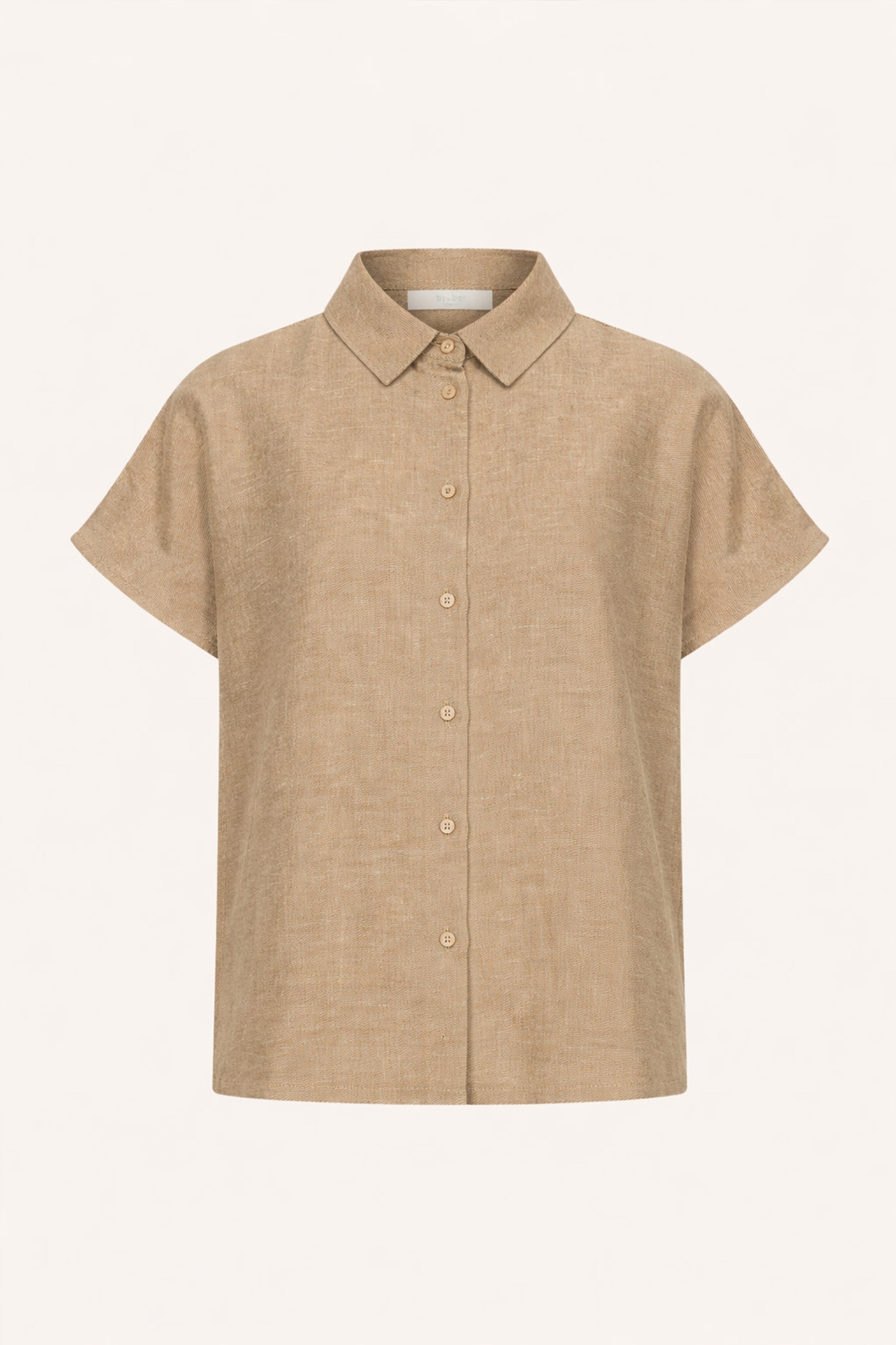 barley-gloss-blouse-gold-knoopsluiting-casual fit-draagbaar als set-by-bar-productfoto