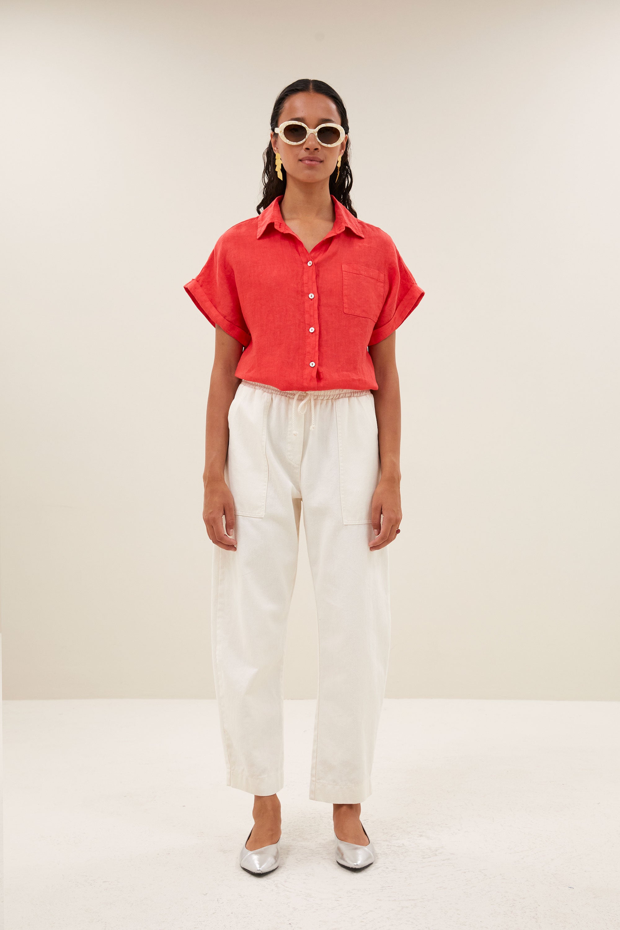 izzy pants | off white