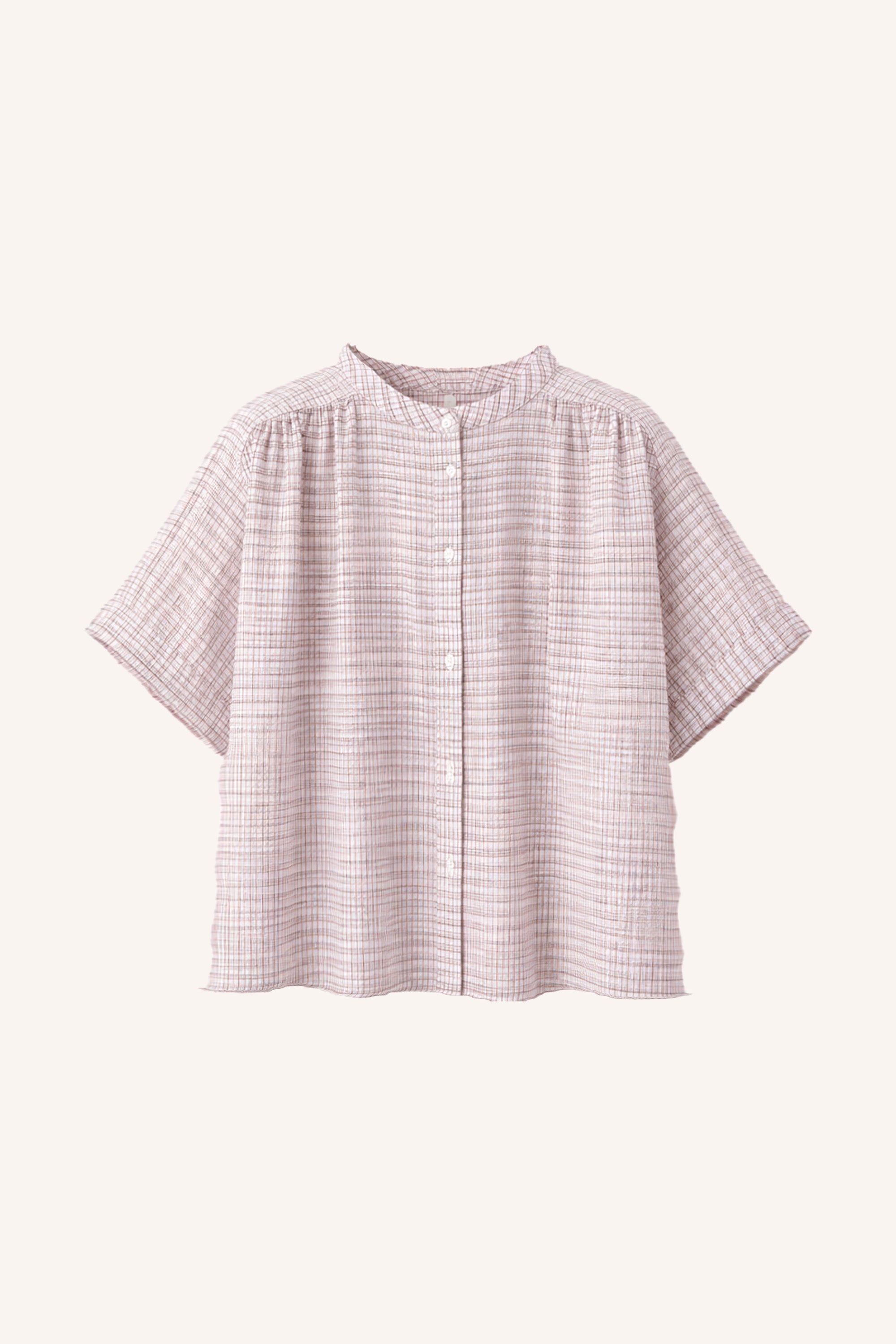 blouse-alex-check-blouse-white-small-check-by-bar-achteraanzicht