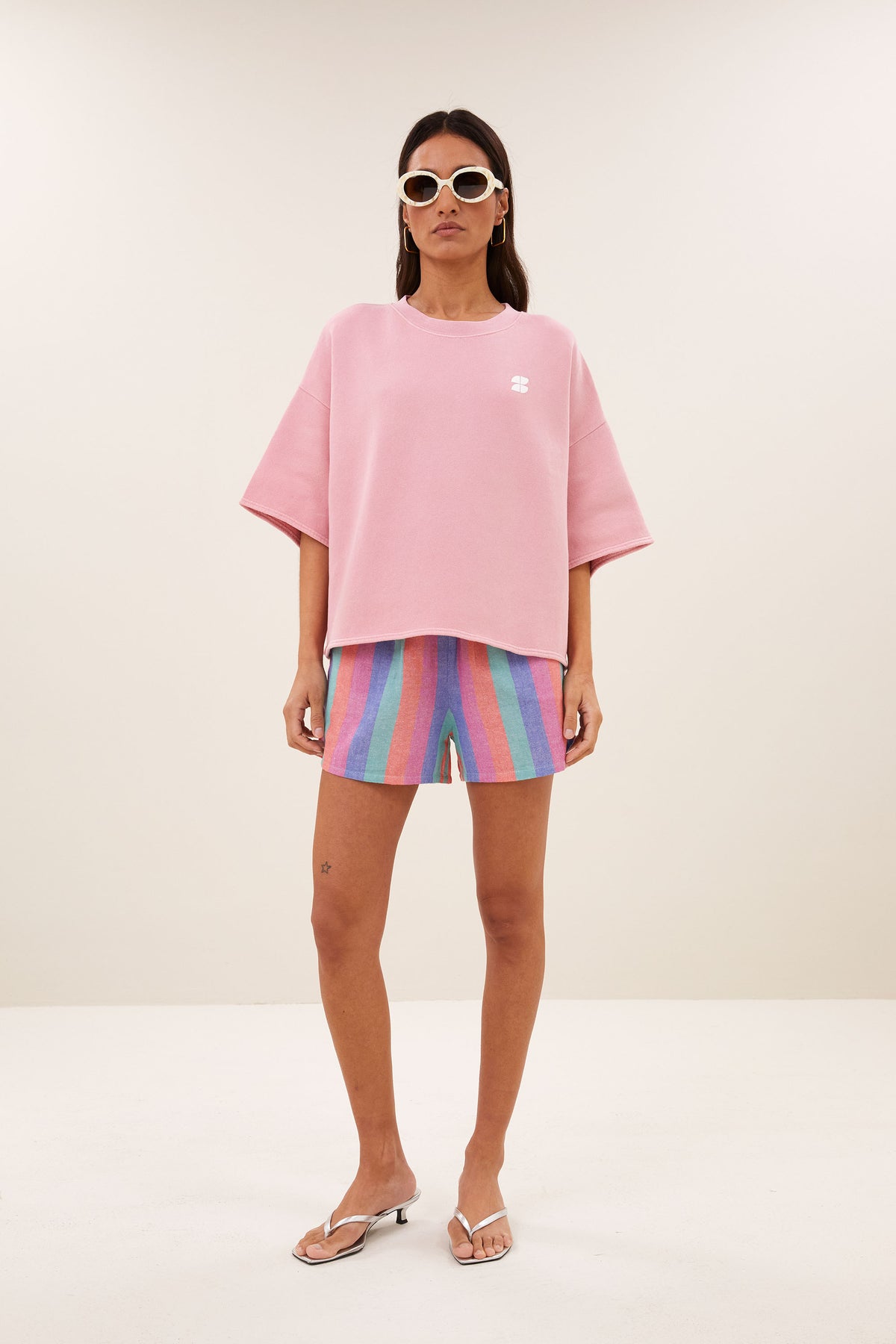isa rainbow shorts | rainbow stripe