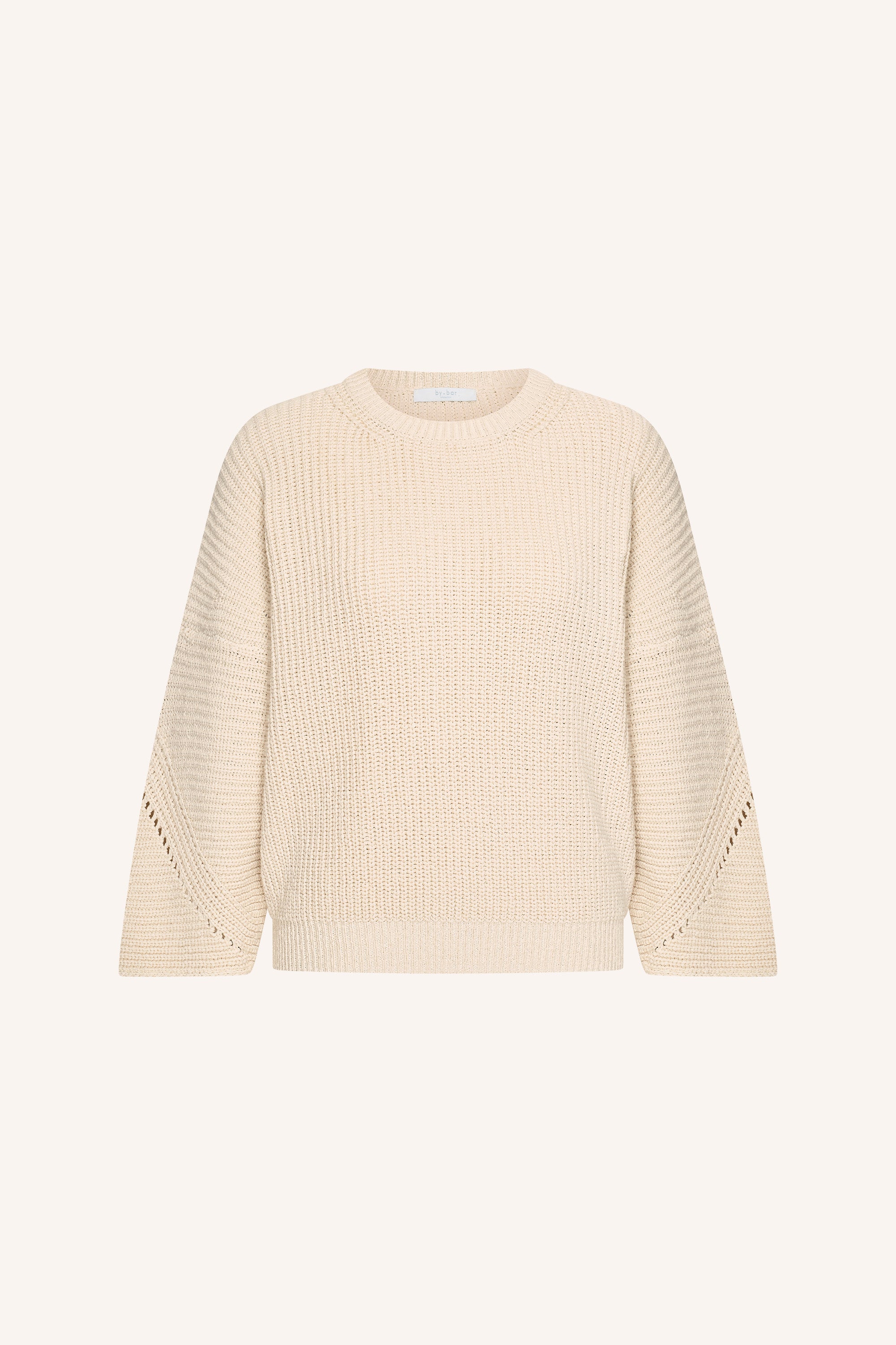 jimmy-pullover-off-white-casual fit-normale pasvorm-ronde halslijn-by-bar-productfoto