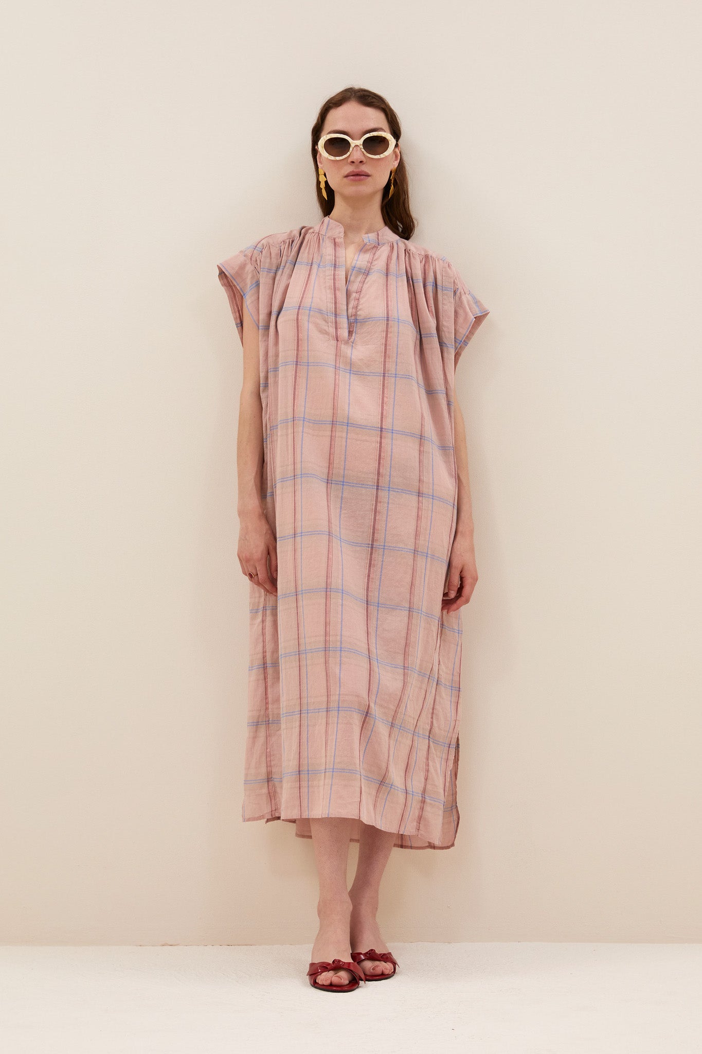 dress-bodin-pink-check-dress-blush-pink-check-by-bar-Aanvullende foto