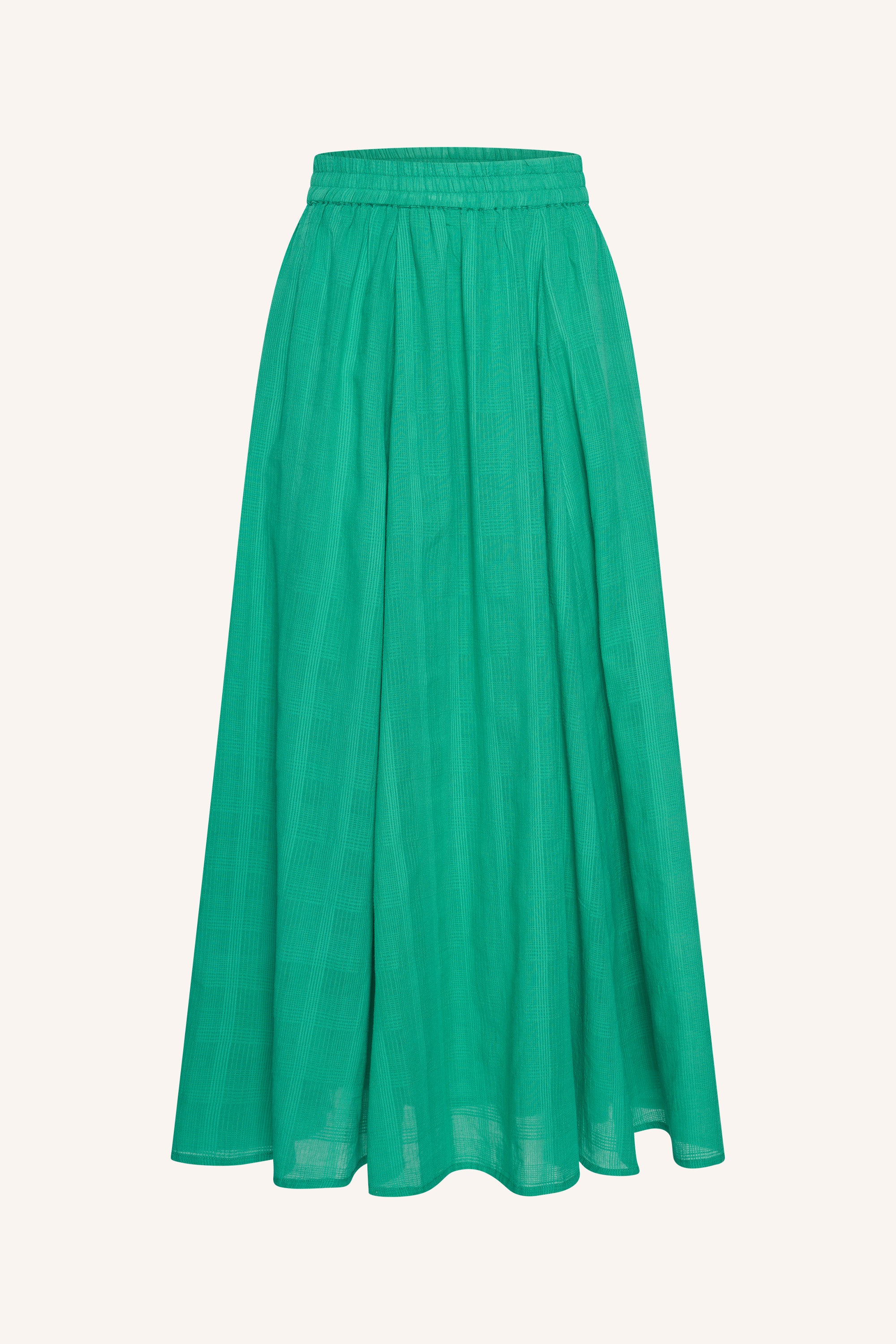 ruby-dobby-skirt-lucky-green-comfortabele pasvorm-elastieken band-draagbaar als set-by-bar-productfoto