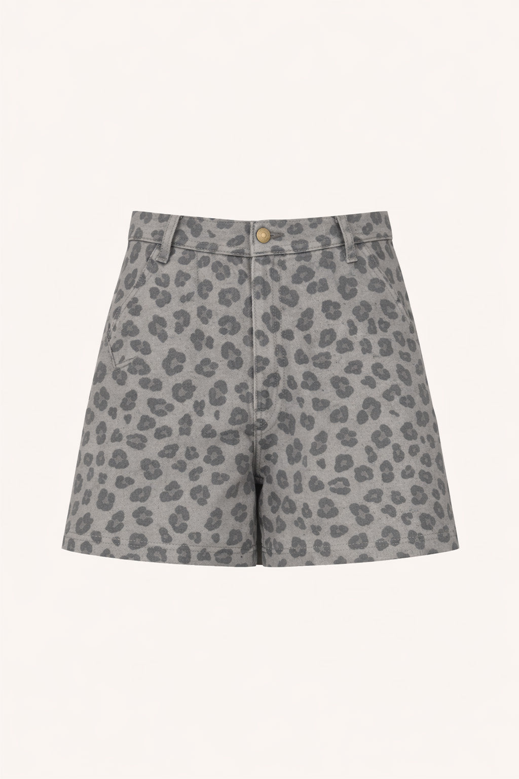 june-grey-cheetah-shorts-grey-cheetah-normale taille-normale pasvorm-rits- en knoopsluiting-by-bar-productfoto