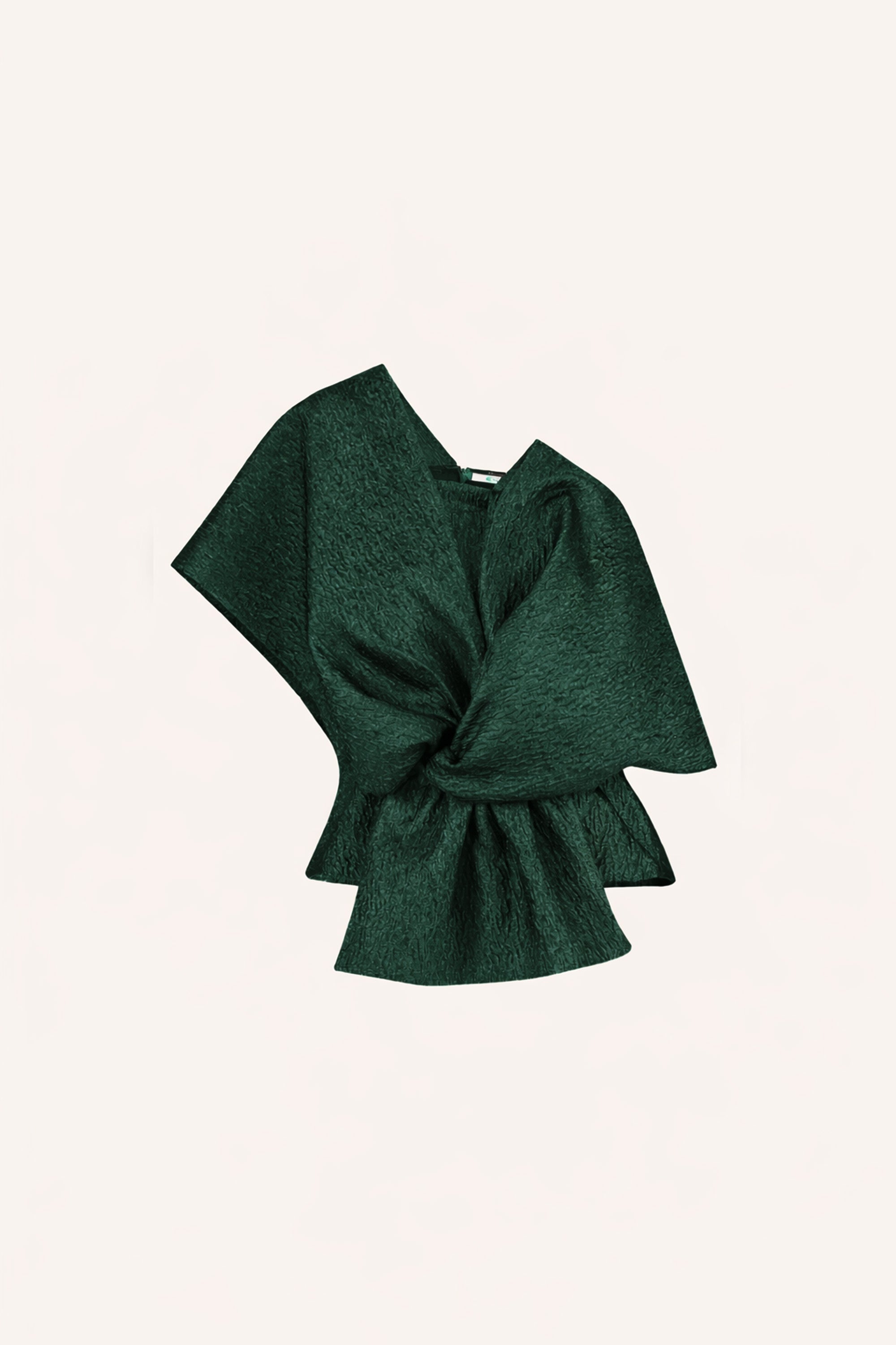 jula-metallic-top-green-metallic-all-time classic-blinde ritssluiting-aansluitende fit-by-bar-productfoto