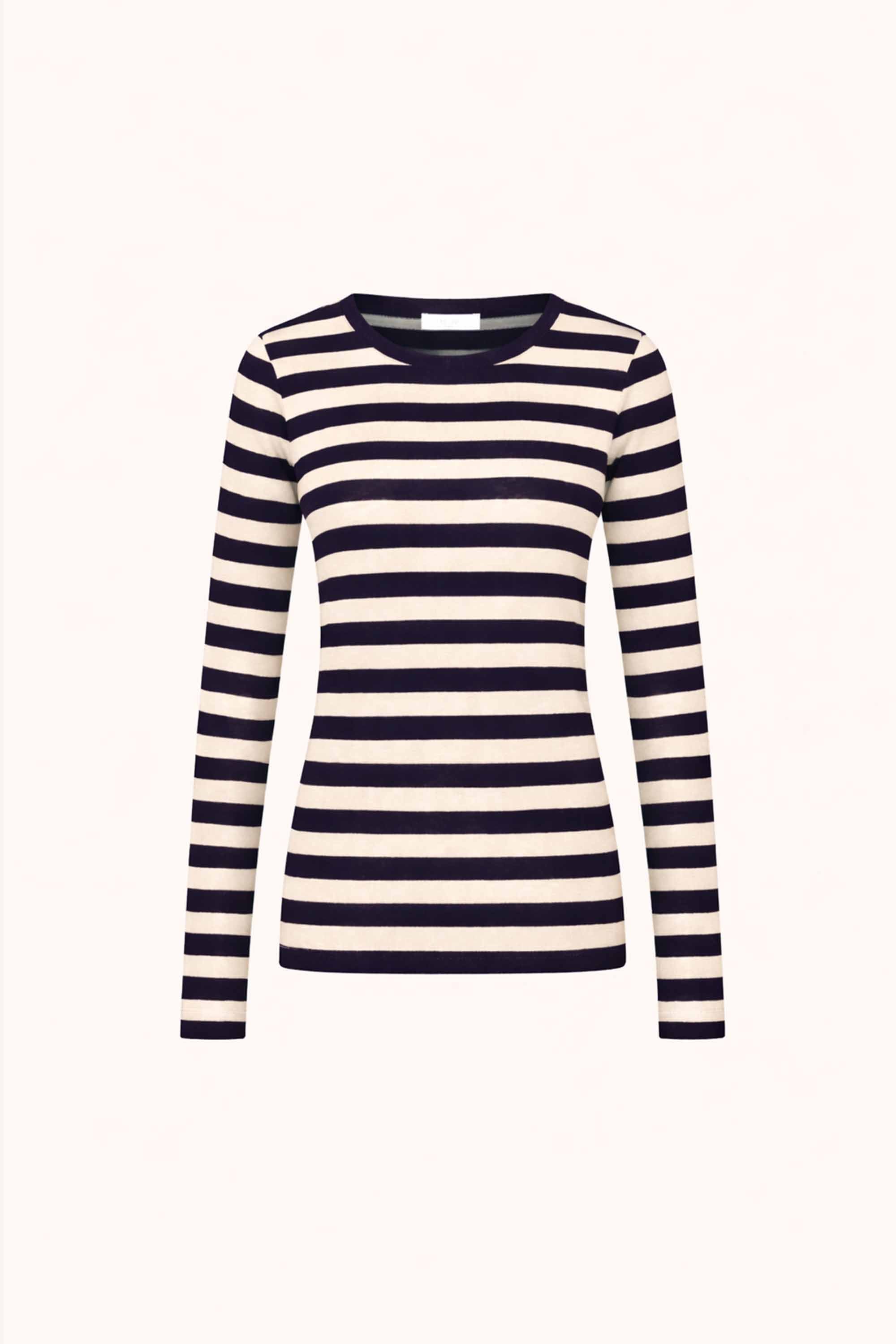 basic-ls-big-stripe-top-night-sky-all-time classic-aansluitende fit-biologisch katoen-by-bar-productfoto