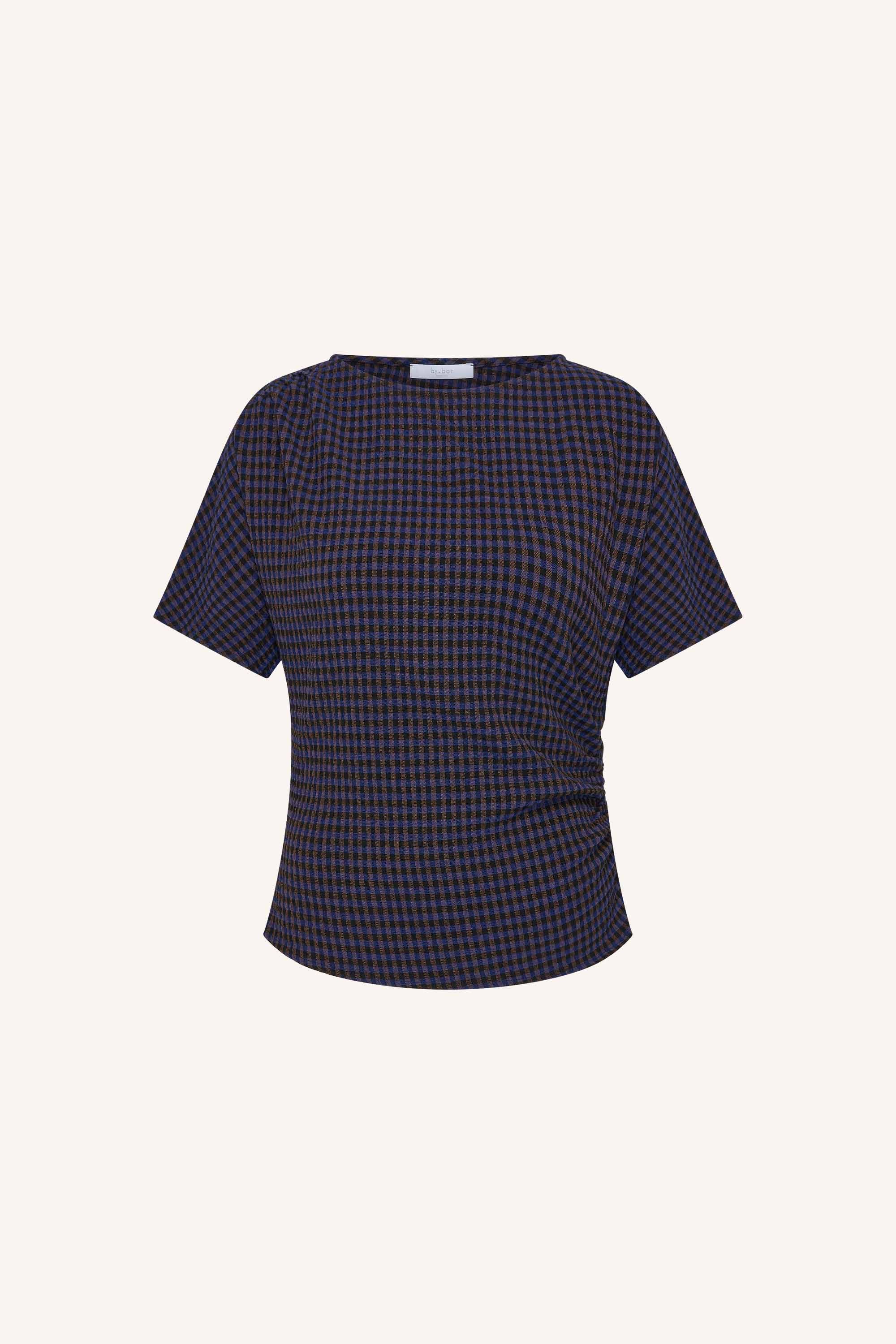 lola check blouse | galaxy check