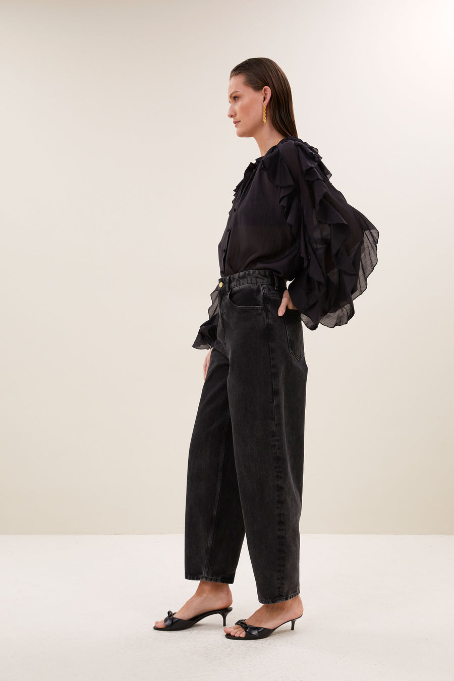 miyu blouse | black