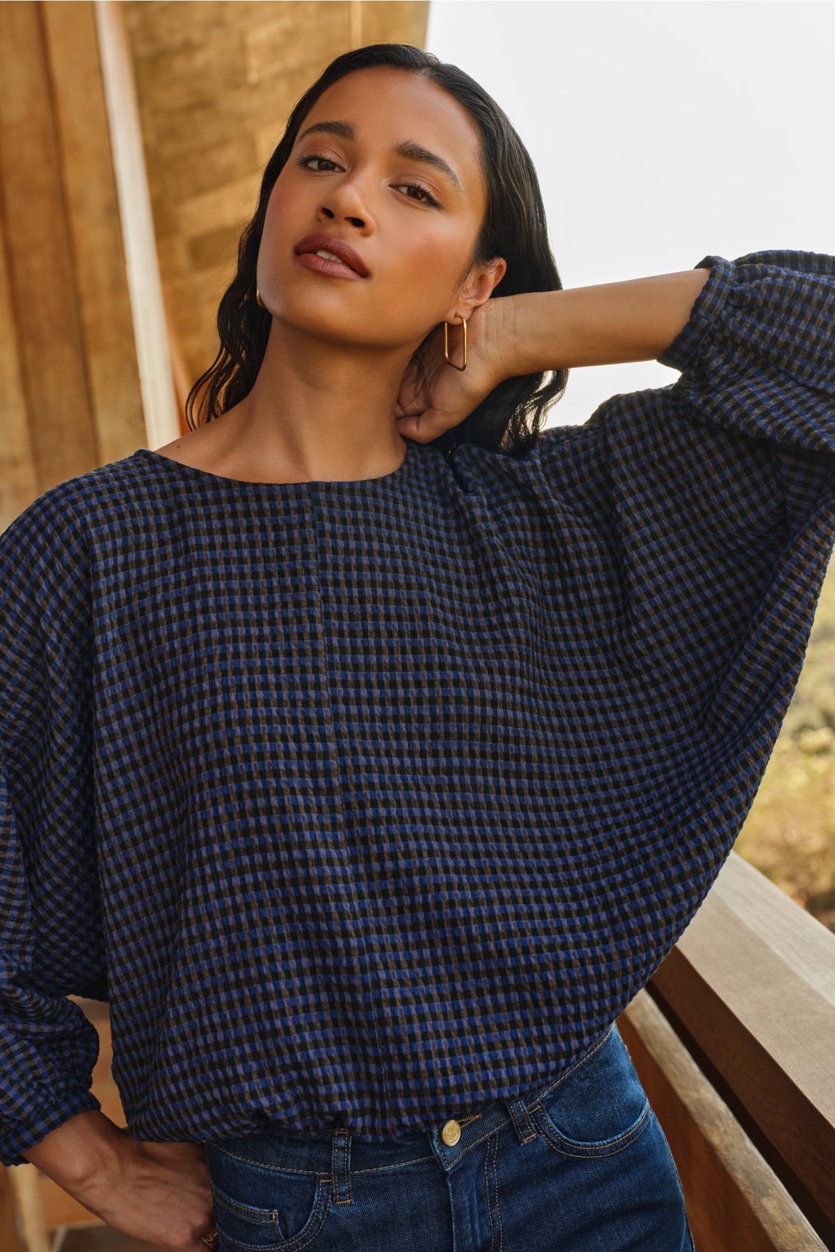 gaya blouse | galaxy check