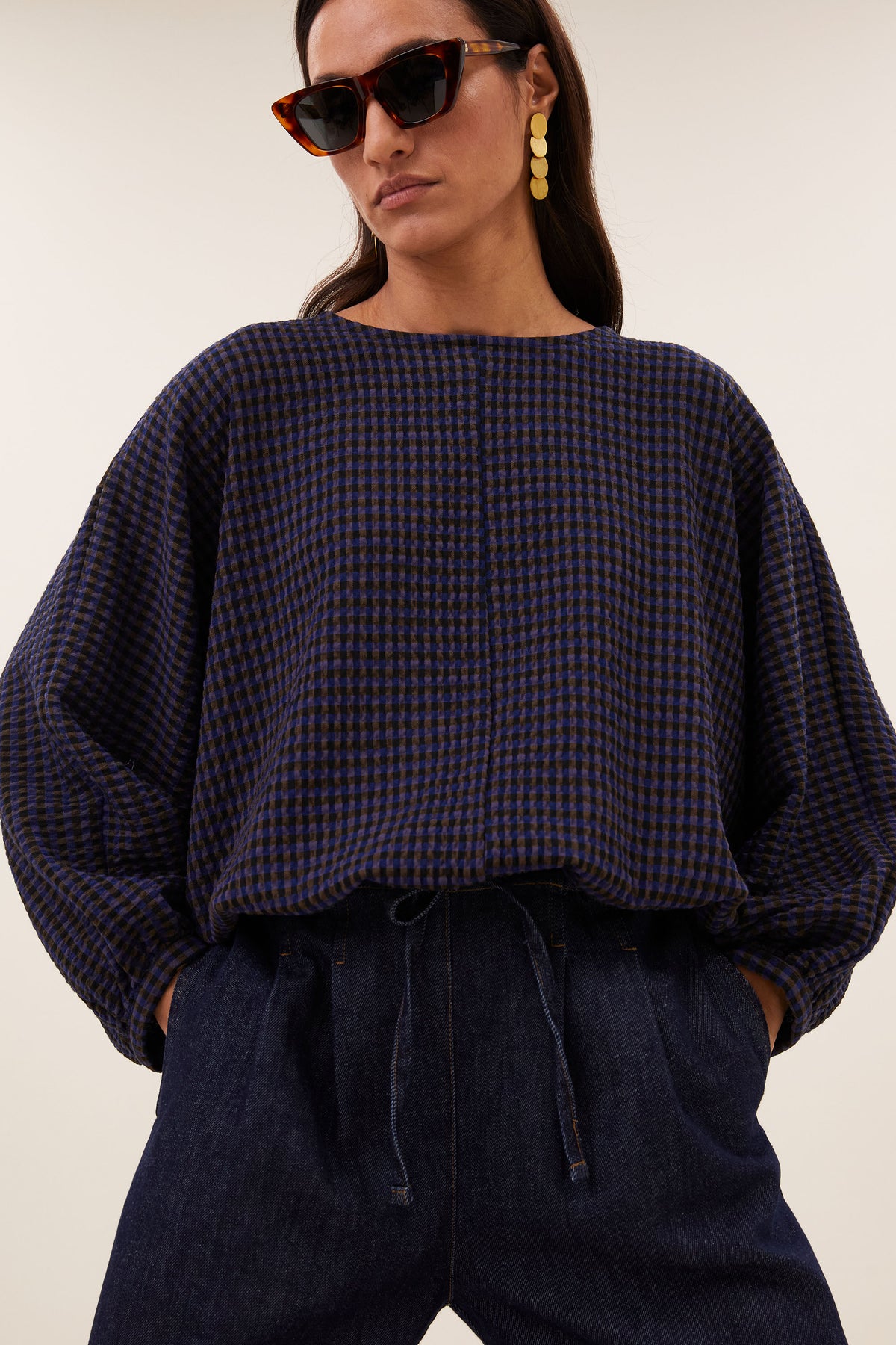 gaya blouse | galaxy check
