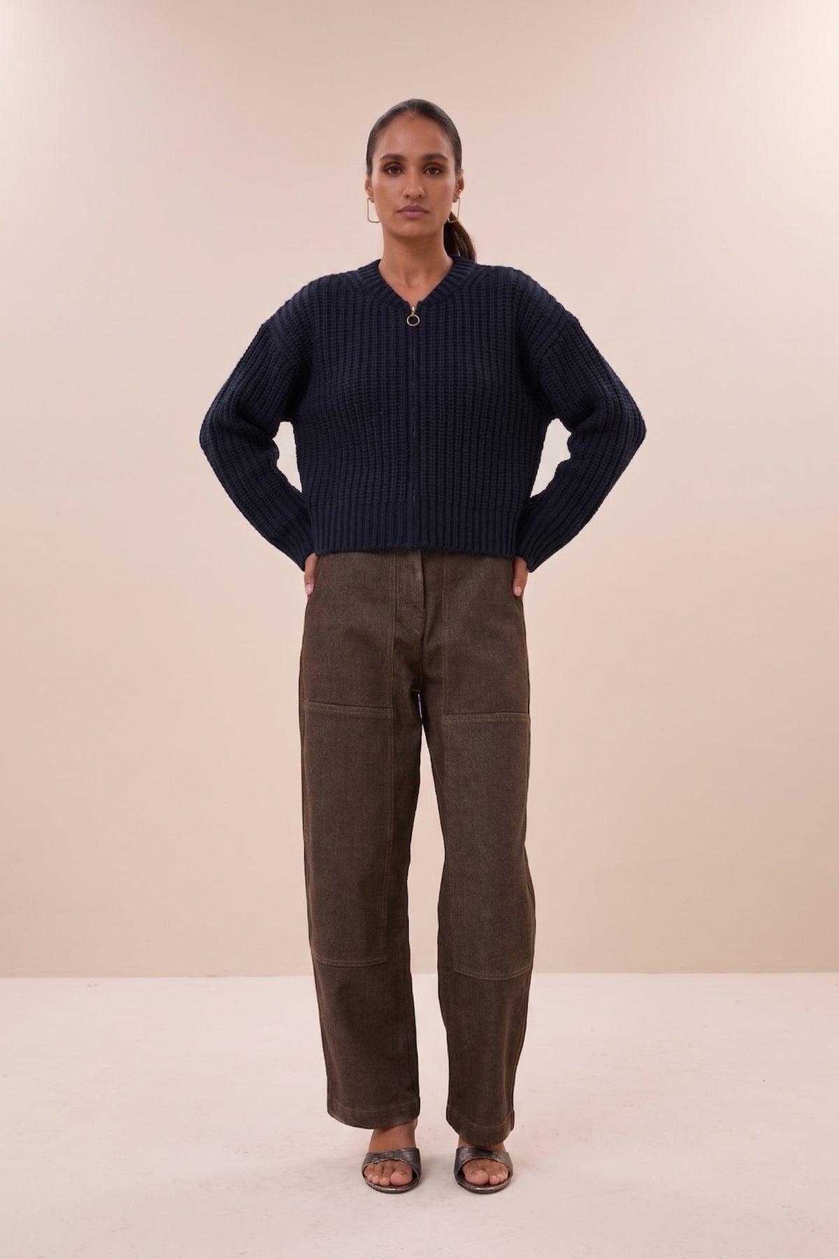lavi cardigan | midnight