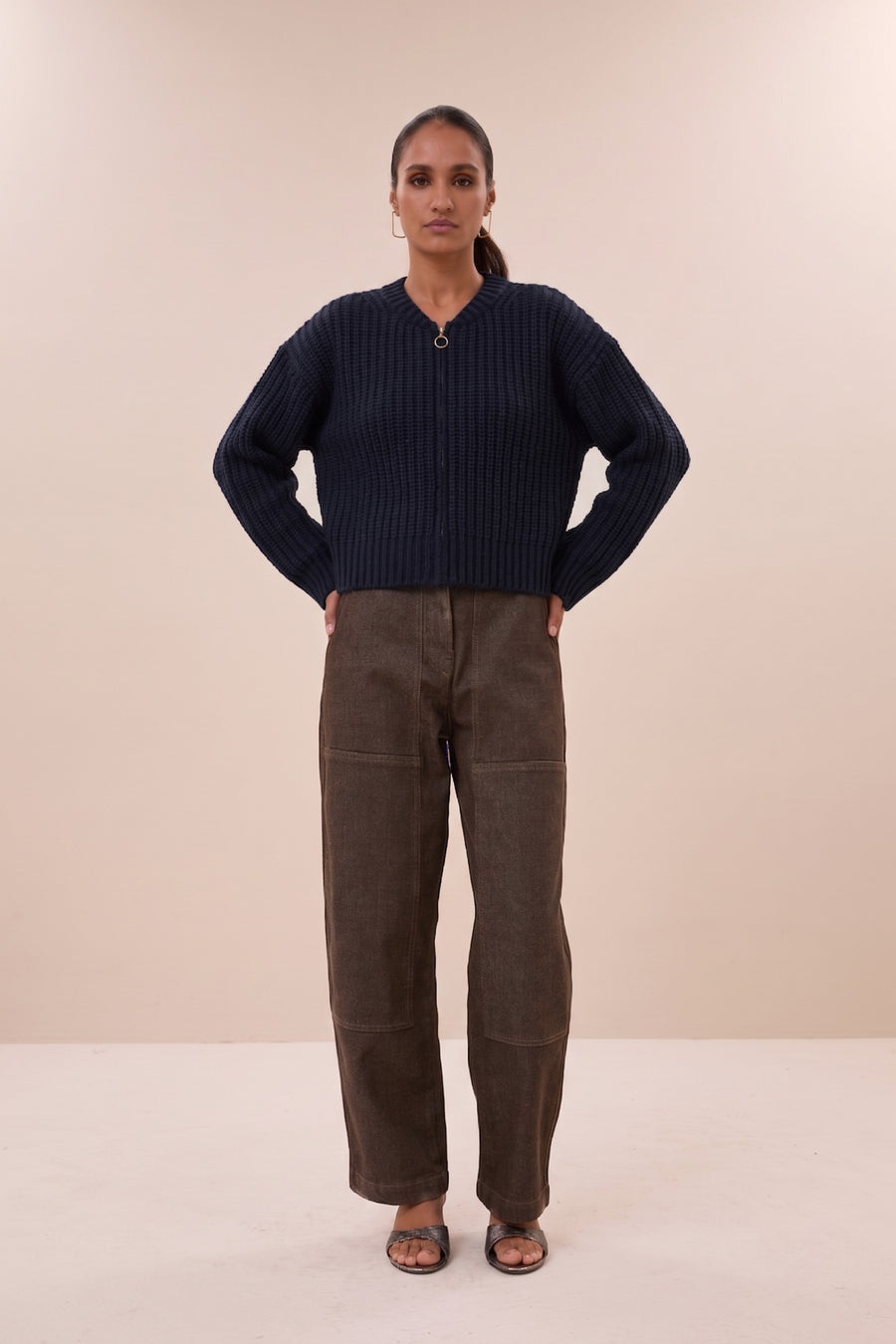 lavi cardigan | midnight