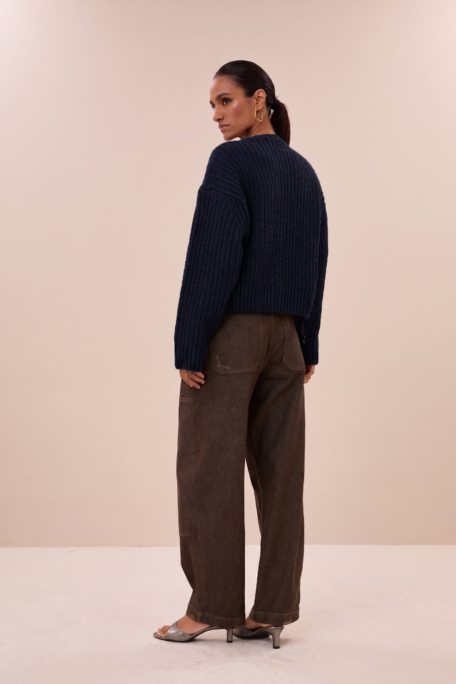 lavi cardigan | midnight