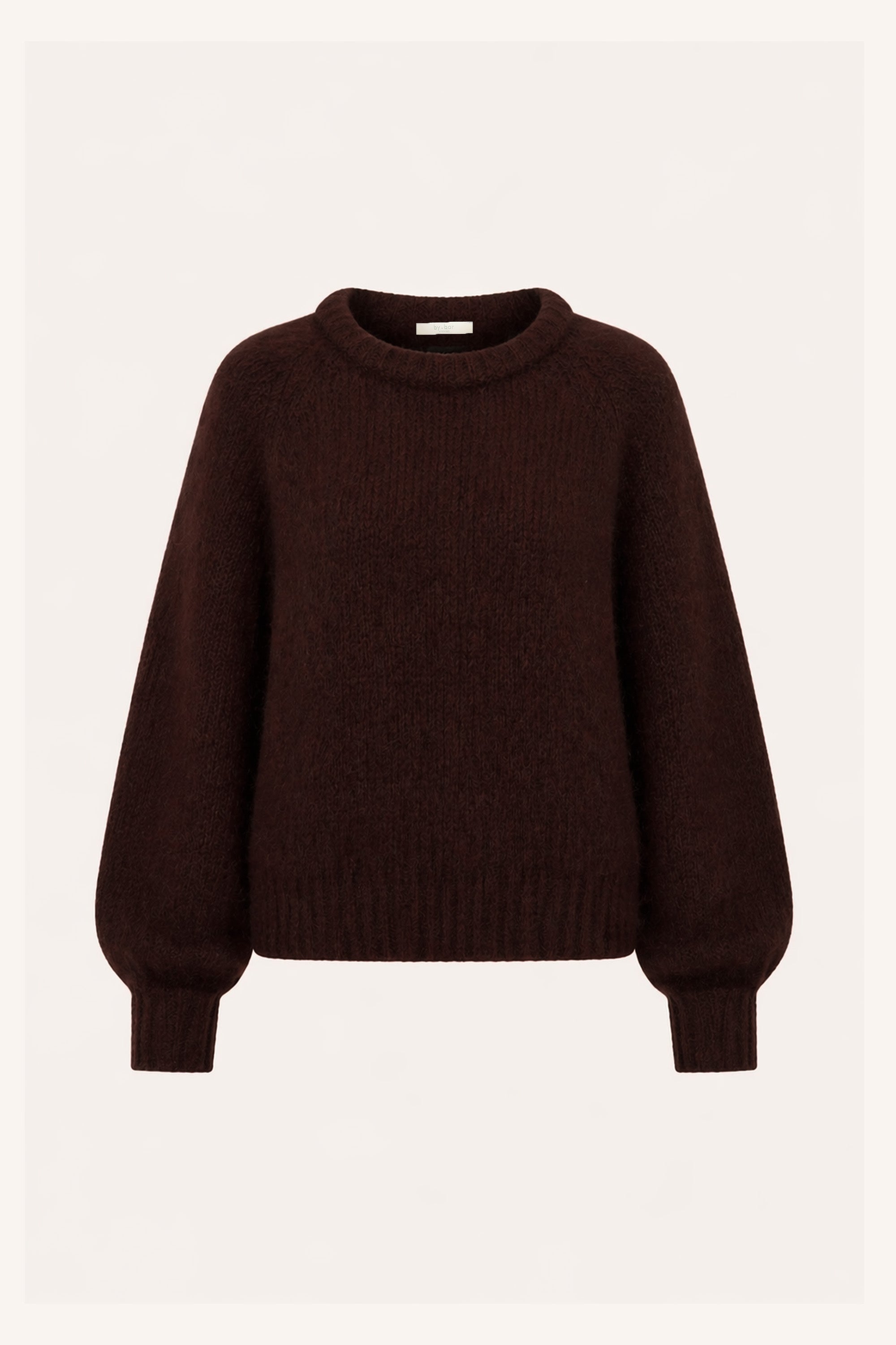 lucia-pullover-chocolate-brown-alpacamix kwaliteit-comfortabele pasvorm-ronde halslijn-by-bar-positie-775