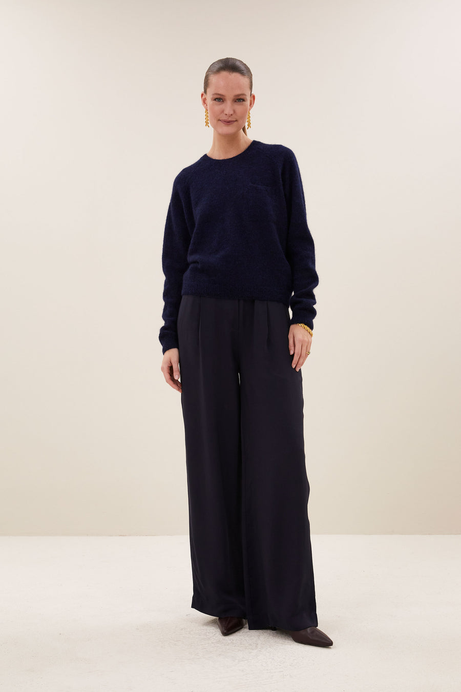 polly pullover | midnight