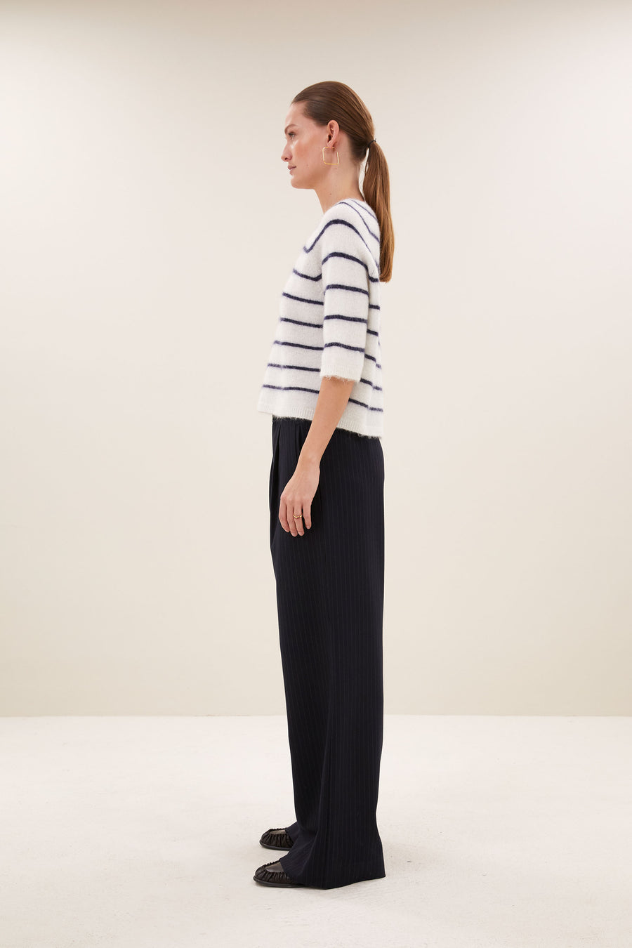 sia-pullover-marine-stripe-alpacamix kwaliteit-all-time classic-by-bar-zijaanzicht