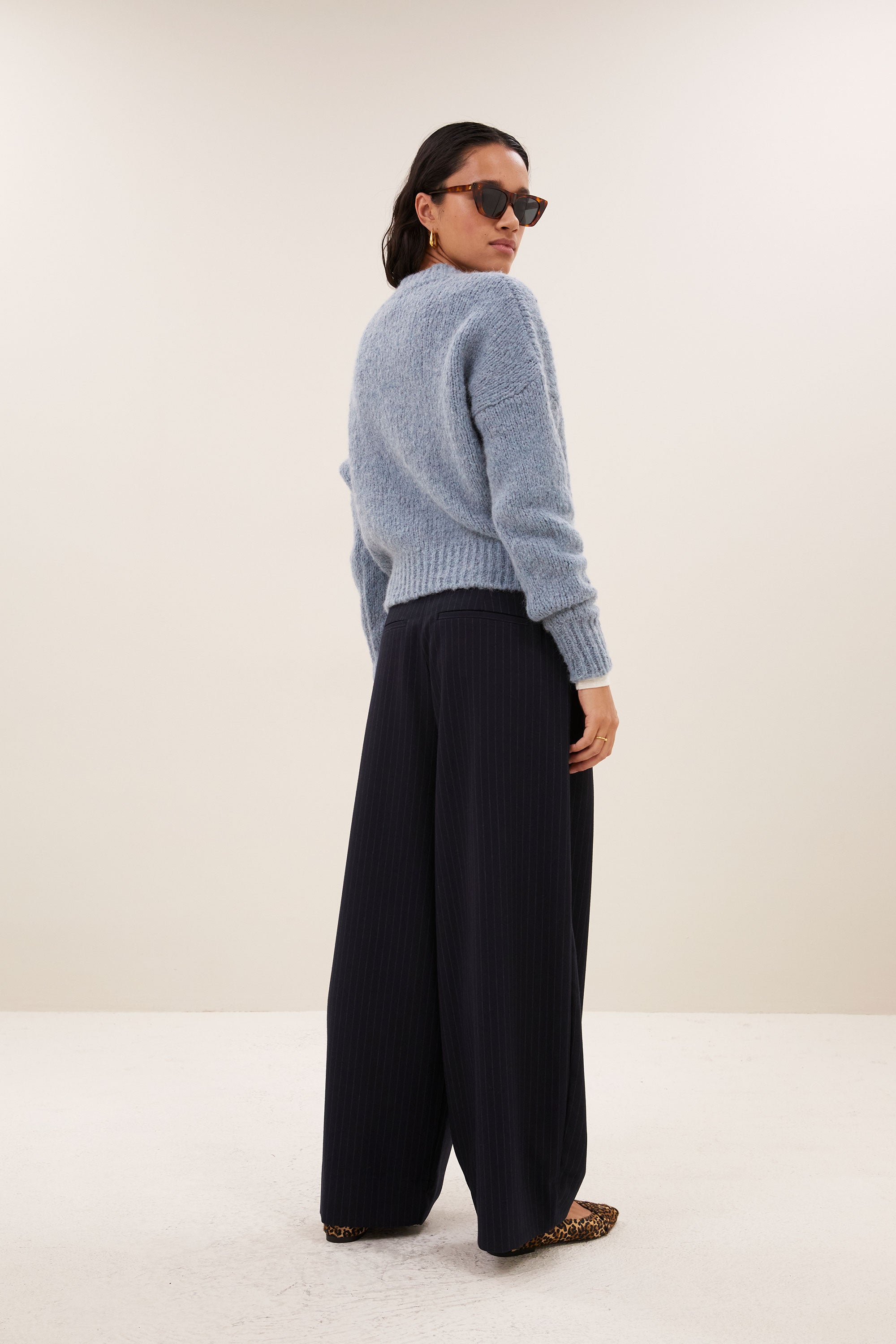 sonny bulky pullover | cloud blue