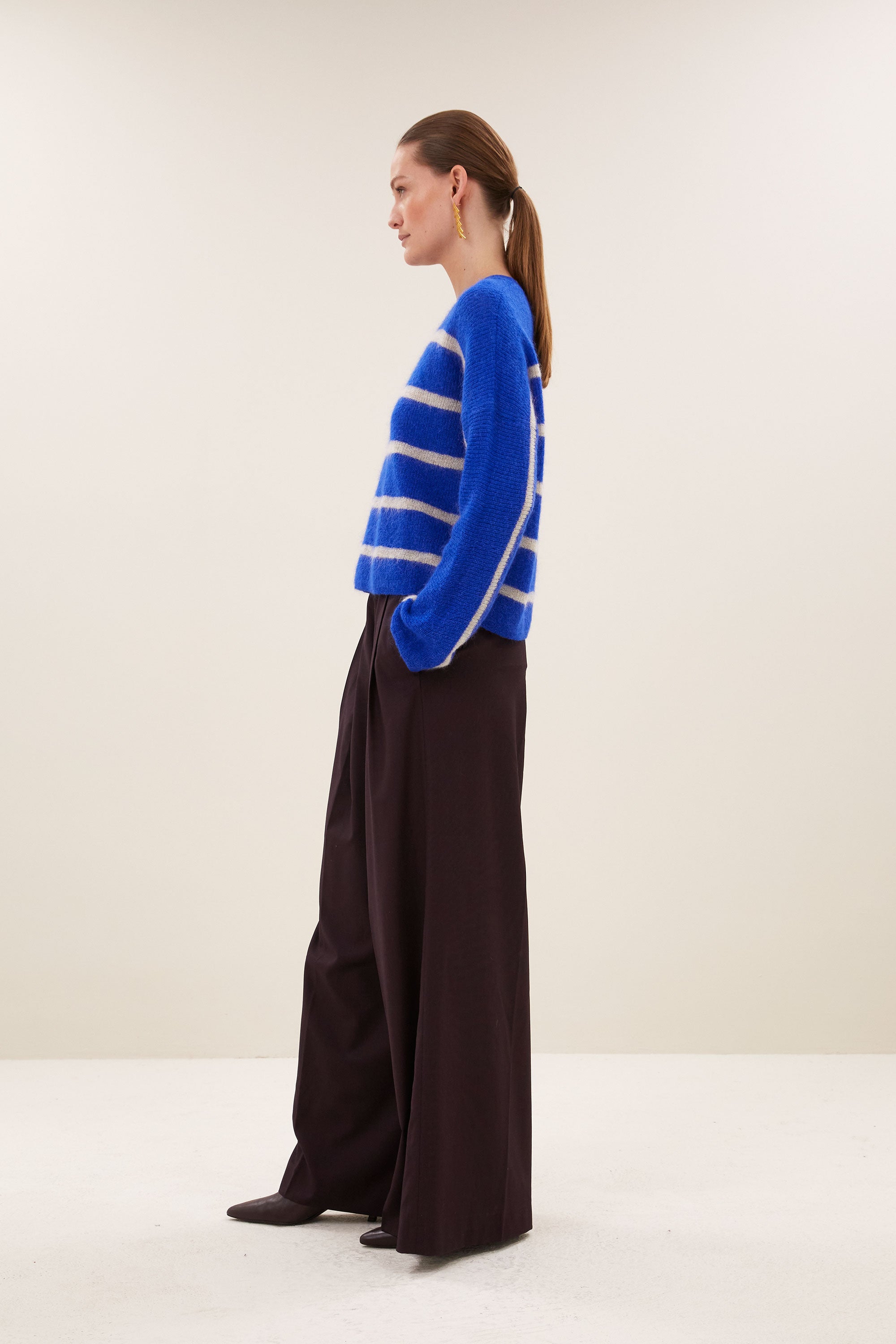 vide stripe pullover | off white stripe