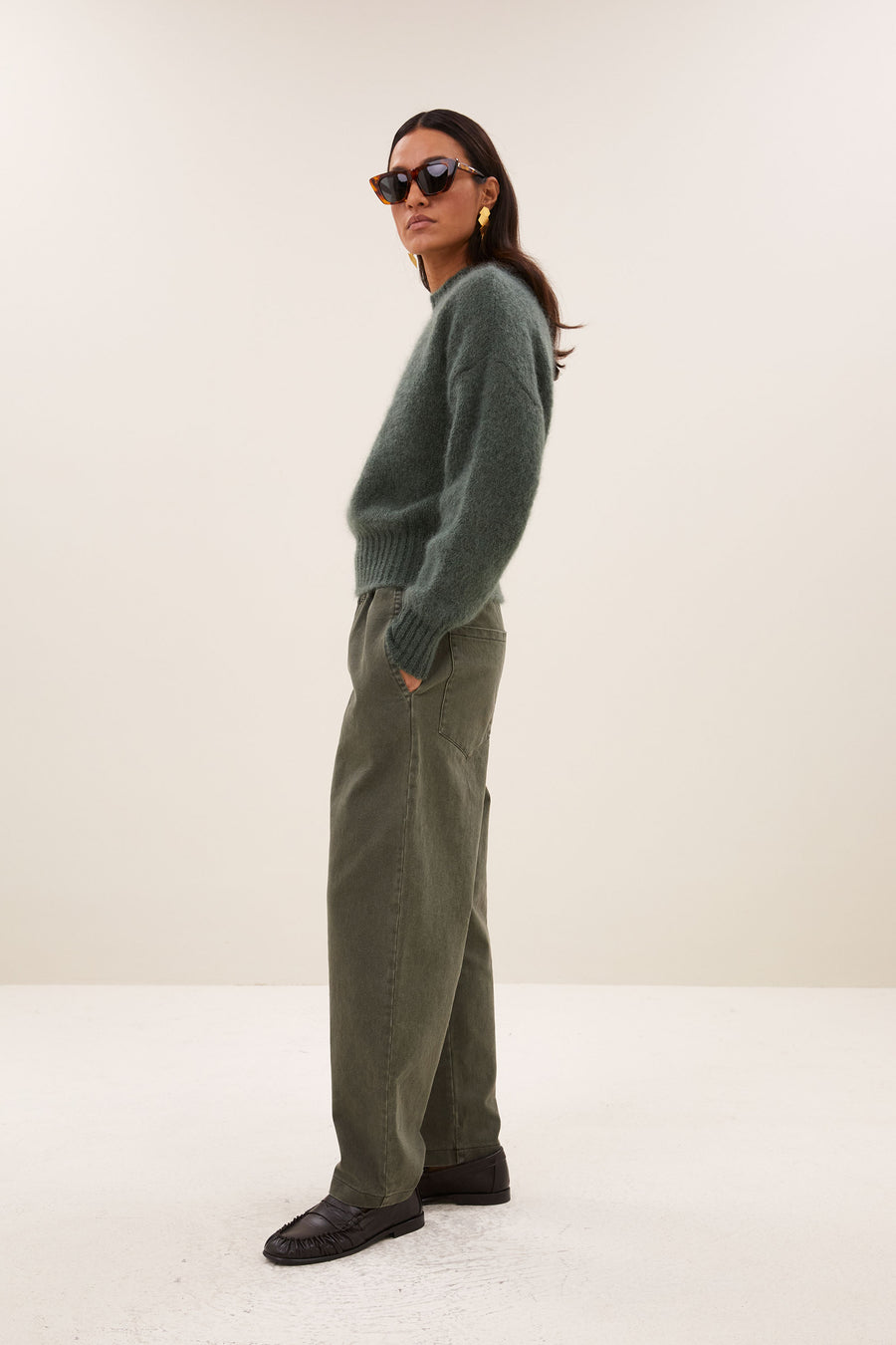 sonny pullover | frosted olive