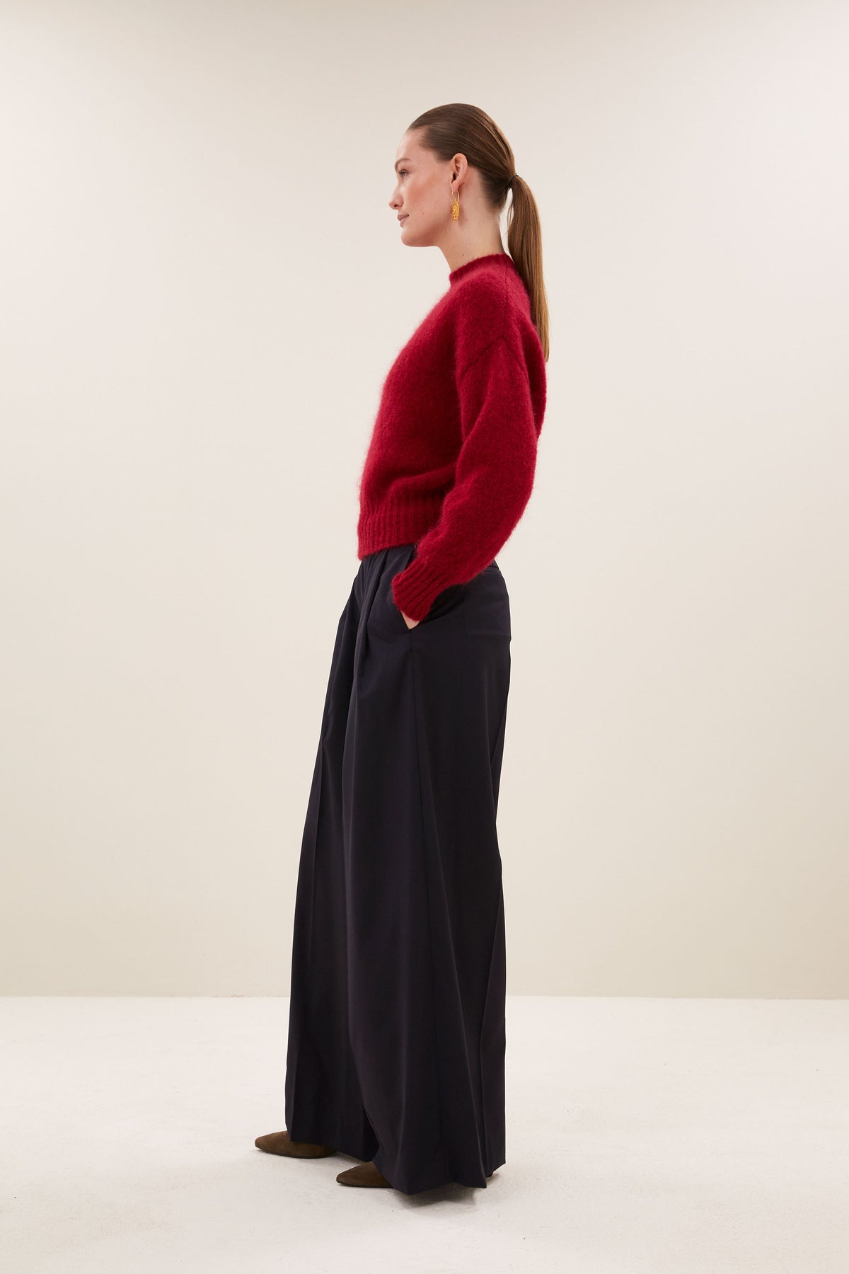 sonny pullover | wine rose