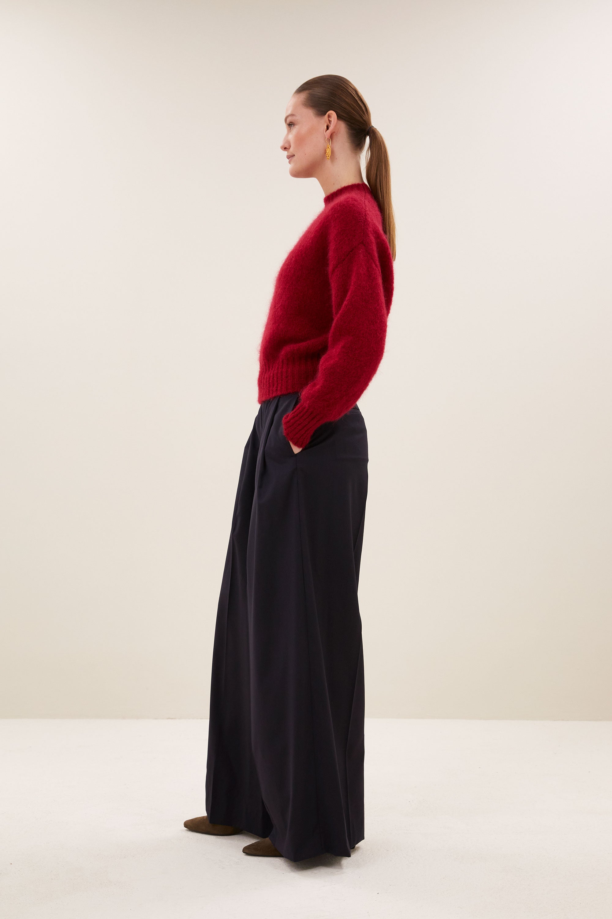 sonny pullover | wine rose