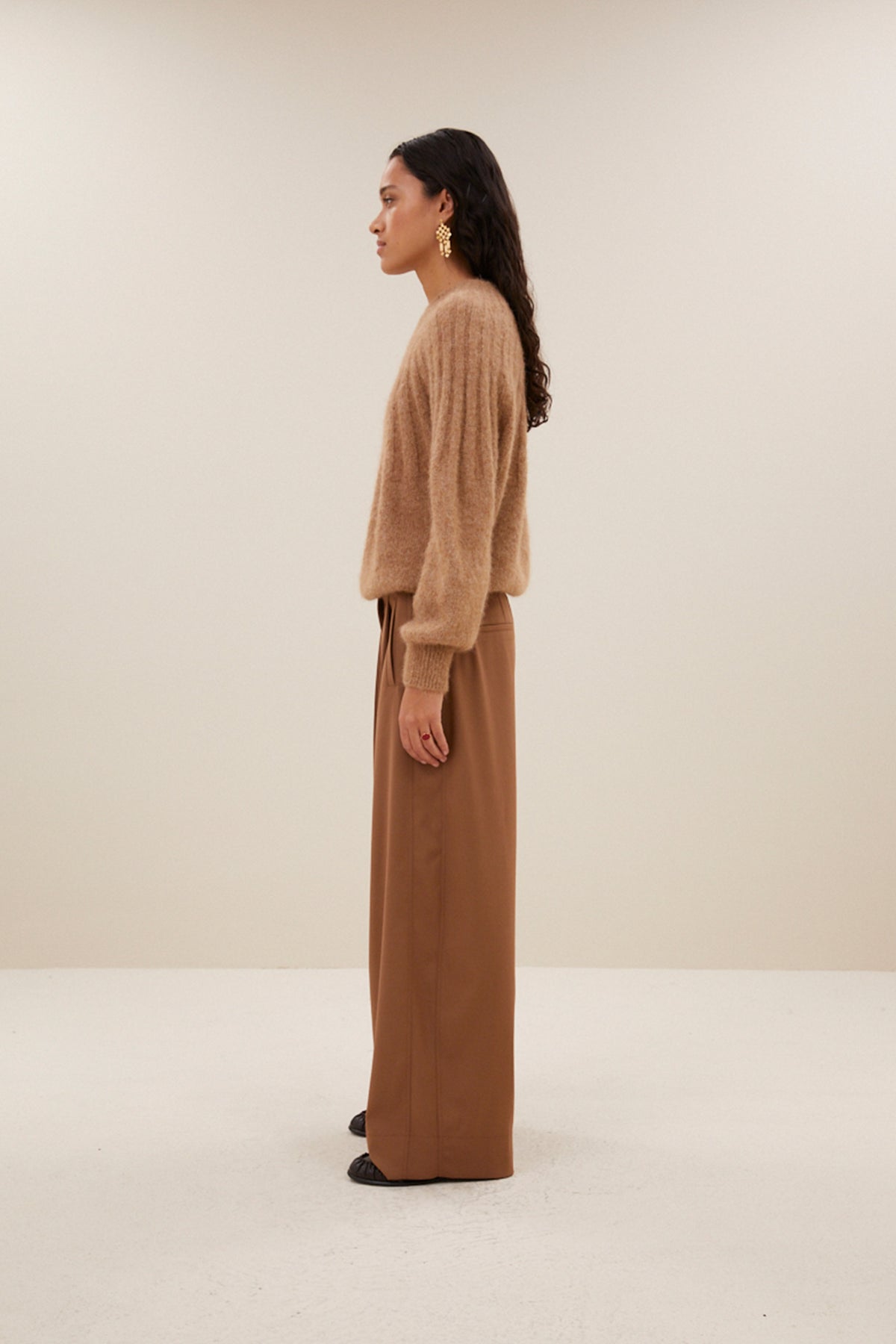 zoe pullover | camel