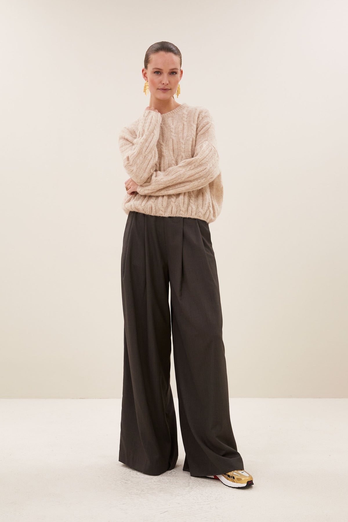 sef pants | dark brown