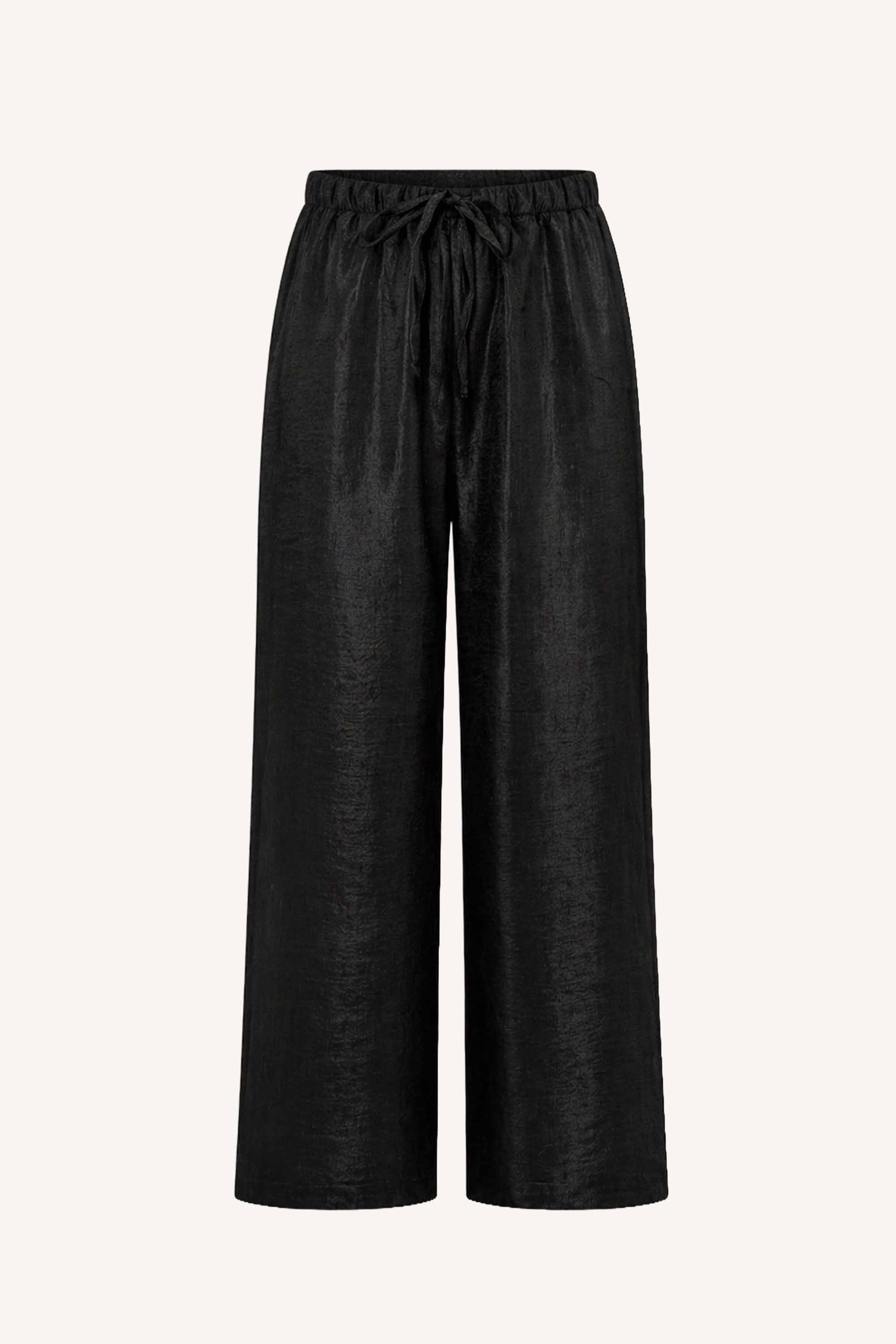 pelle-metallic-pants-black-all-time classic-elastieken band-gemaakt door weefspecialist-by-bar-productfoto