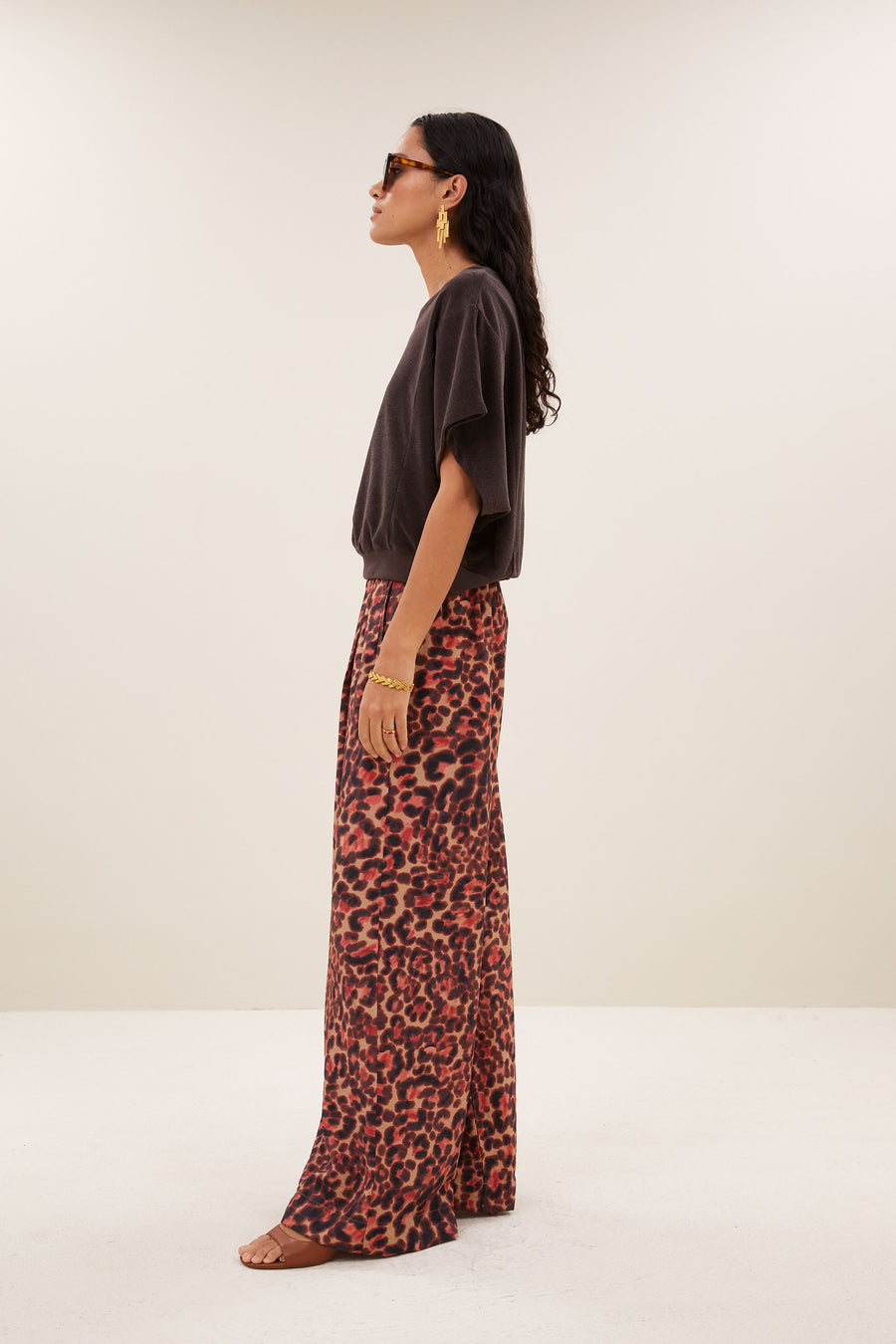 celin cheetah pants | cheetah blush