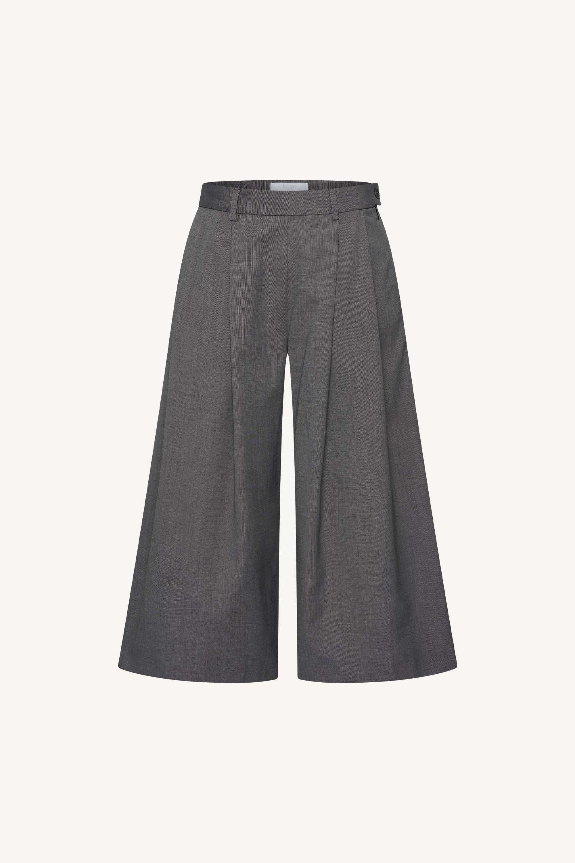 mowi-bermuda-shorts-dark-grey-all-time classic-elastieken band-verborgen steekzakken-by-bar-productfoto