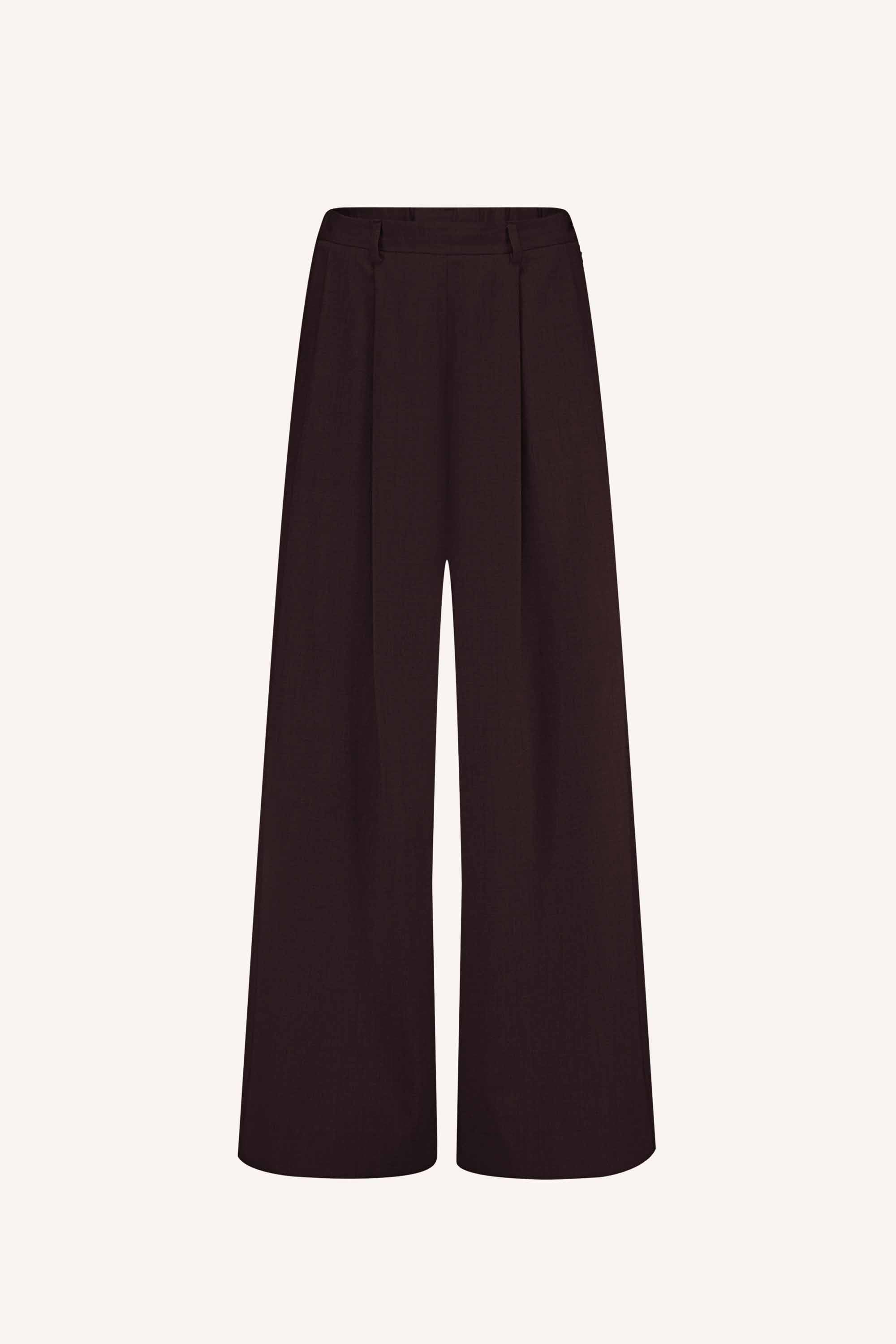 sef-pants-dark-wine-all-time classic-blinde ritssluiting-losvallende pasvorm-by-bar-productfoto