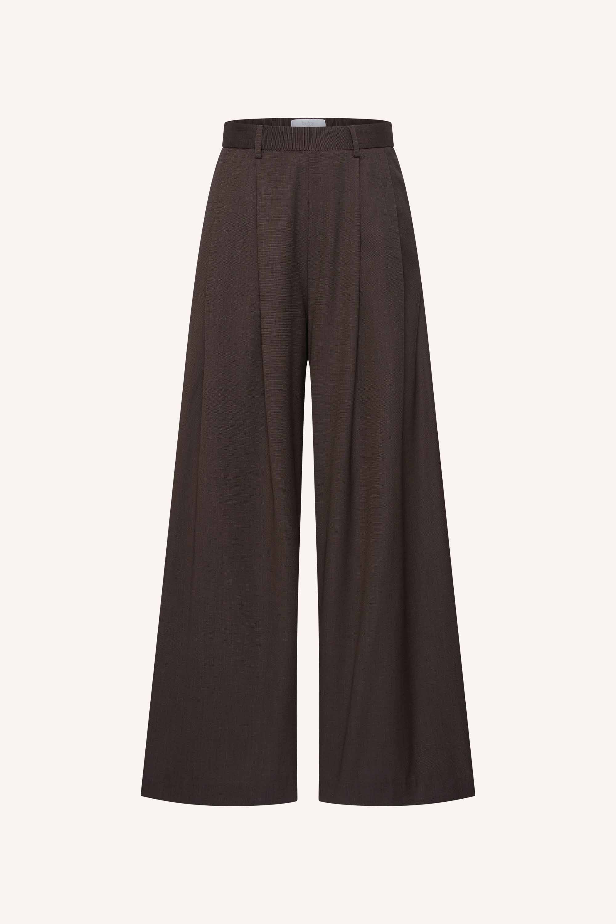 sef-pants-dark-brown-all-time classic-blinde ritssluiting-losvallende pasvorm-by-bar-productfoto