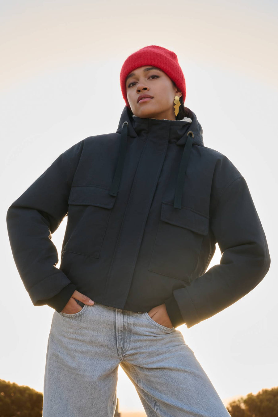 dean jacket | jet black