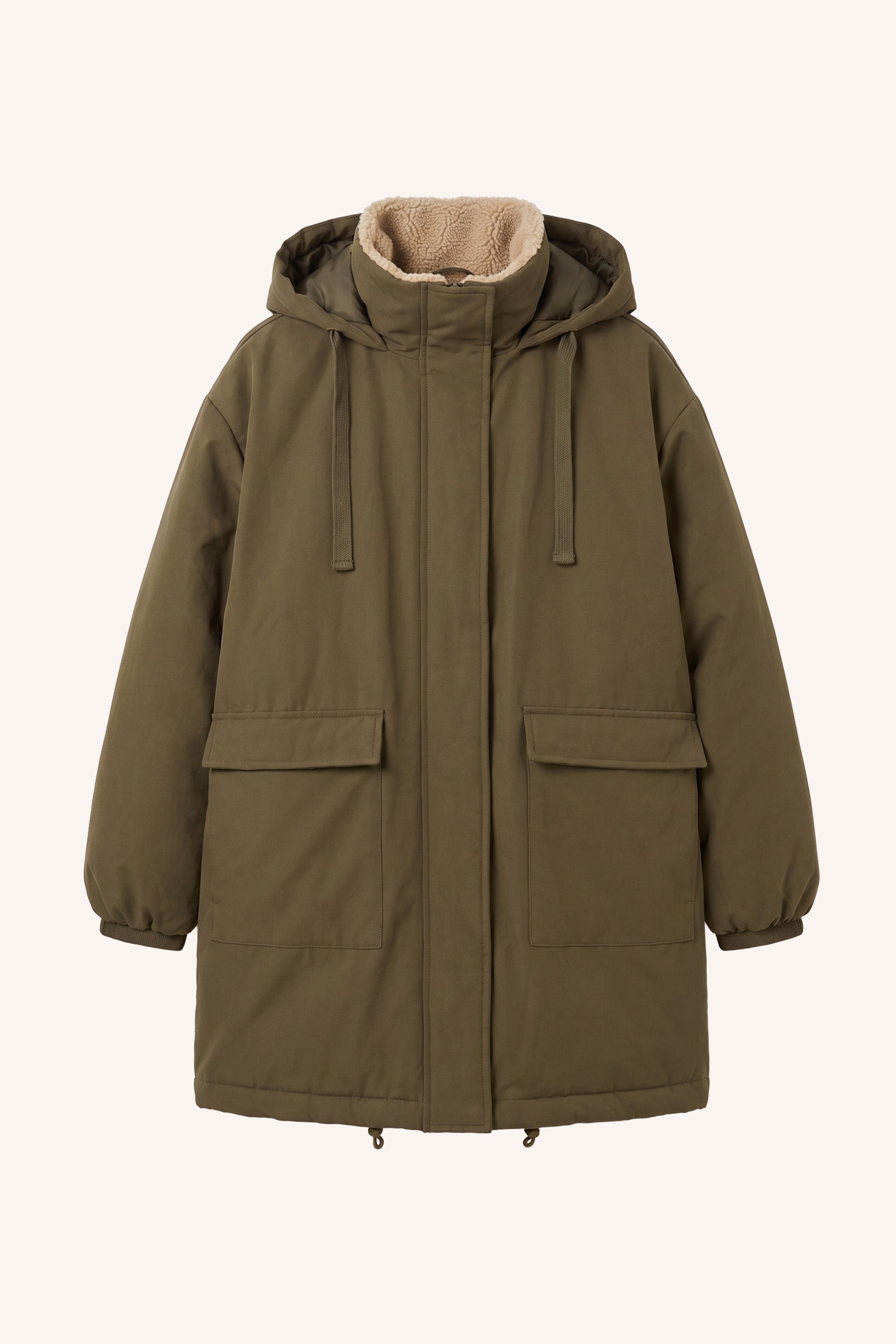 dean long parka | forest green