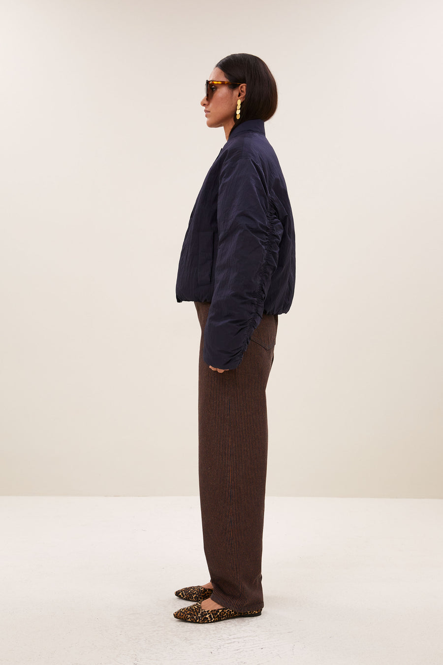 bodie bomber jacket | dark navy