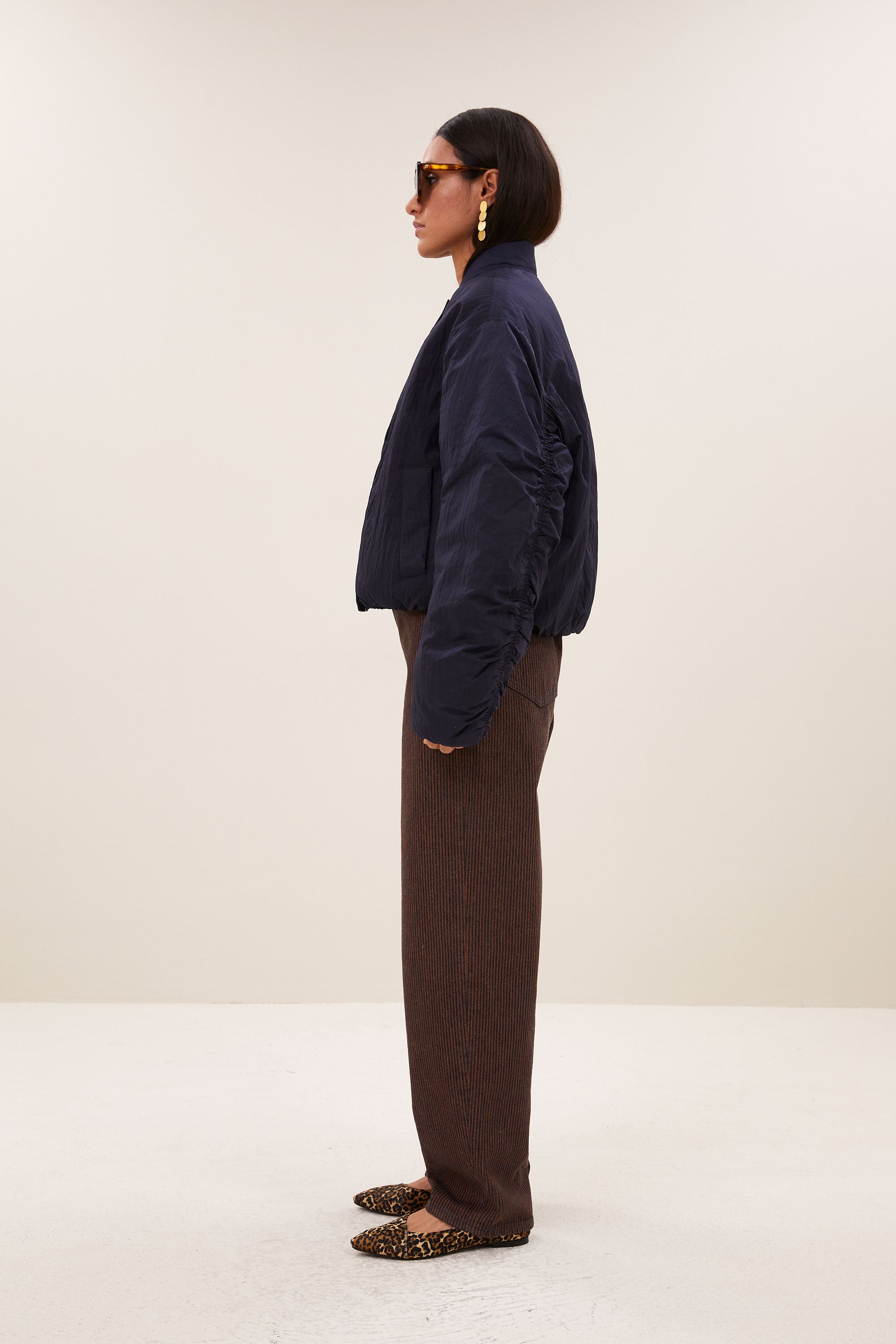 bodie bomber jacket | dark navy
