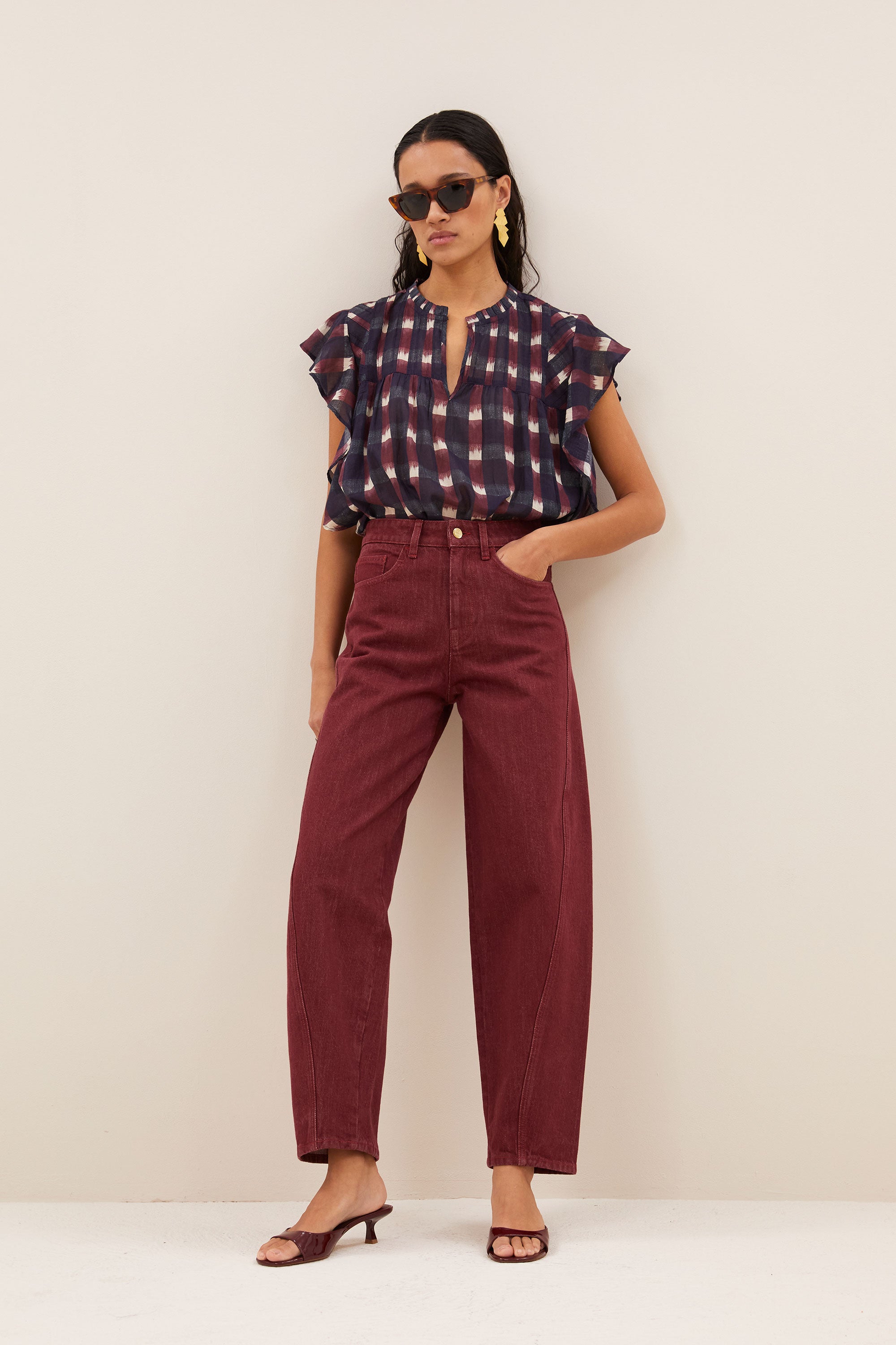 begum-wine-jeans-wine-all-time classic-gemaakt door specialist in denim-biologisch katoen-by-bar-extra
