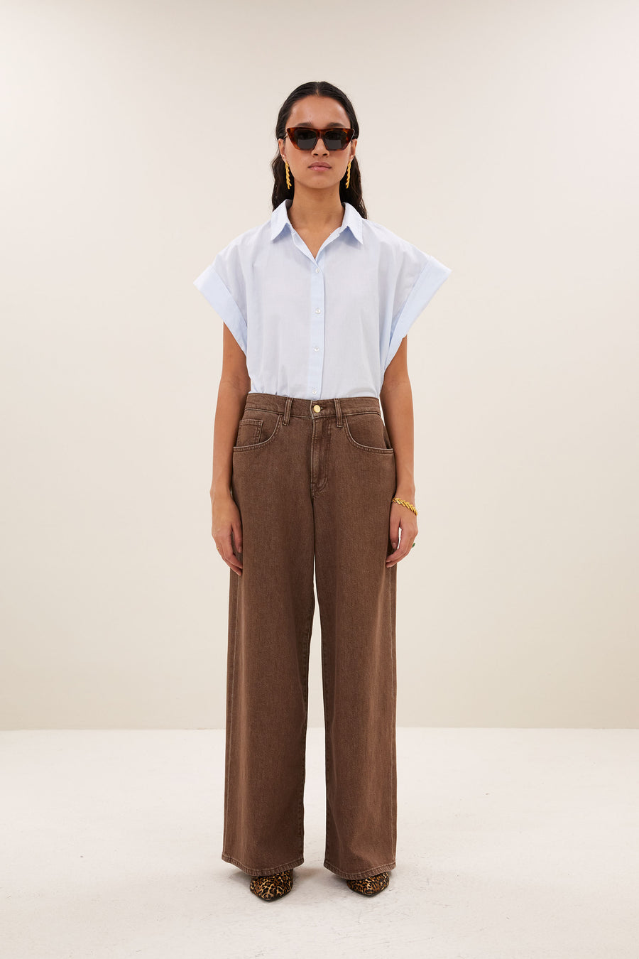 lilo-brown-jeans-hazel-must-have essential-biologisch katoen-ritssluiting-by-bar-vooraanzicht