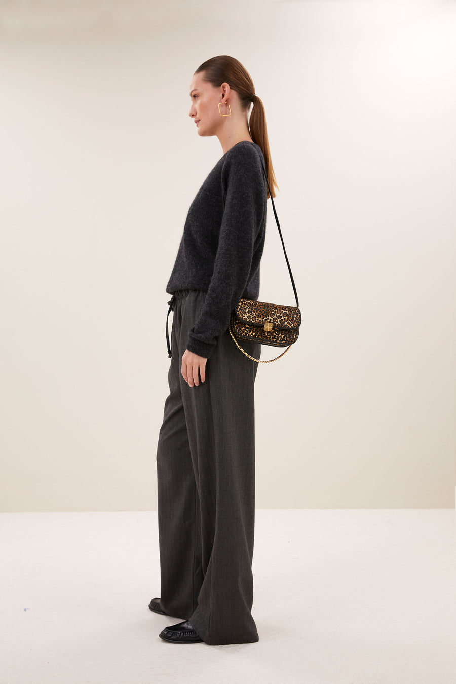 alma leopard bag | leopard