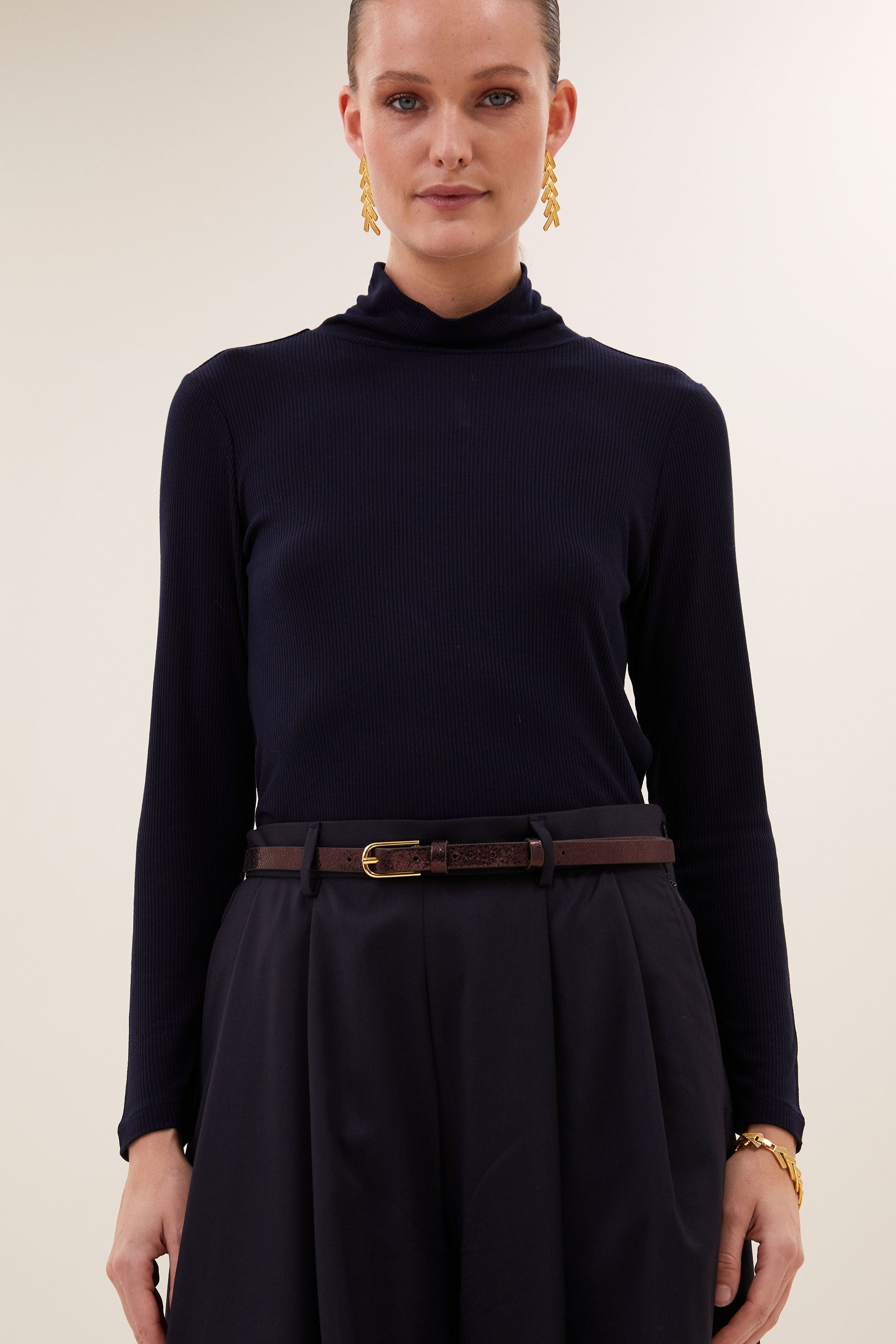 lovi-metallic-belt-copper-naar wens verstelbaar-all-time classic-by-bar-vooraanzicht